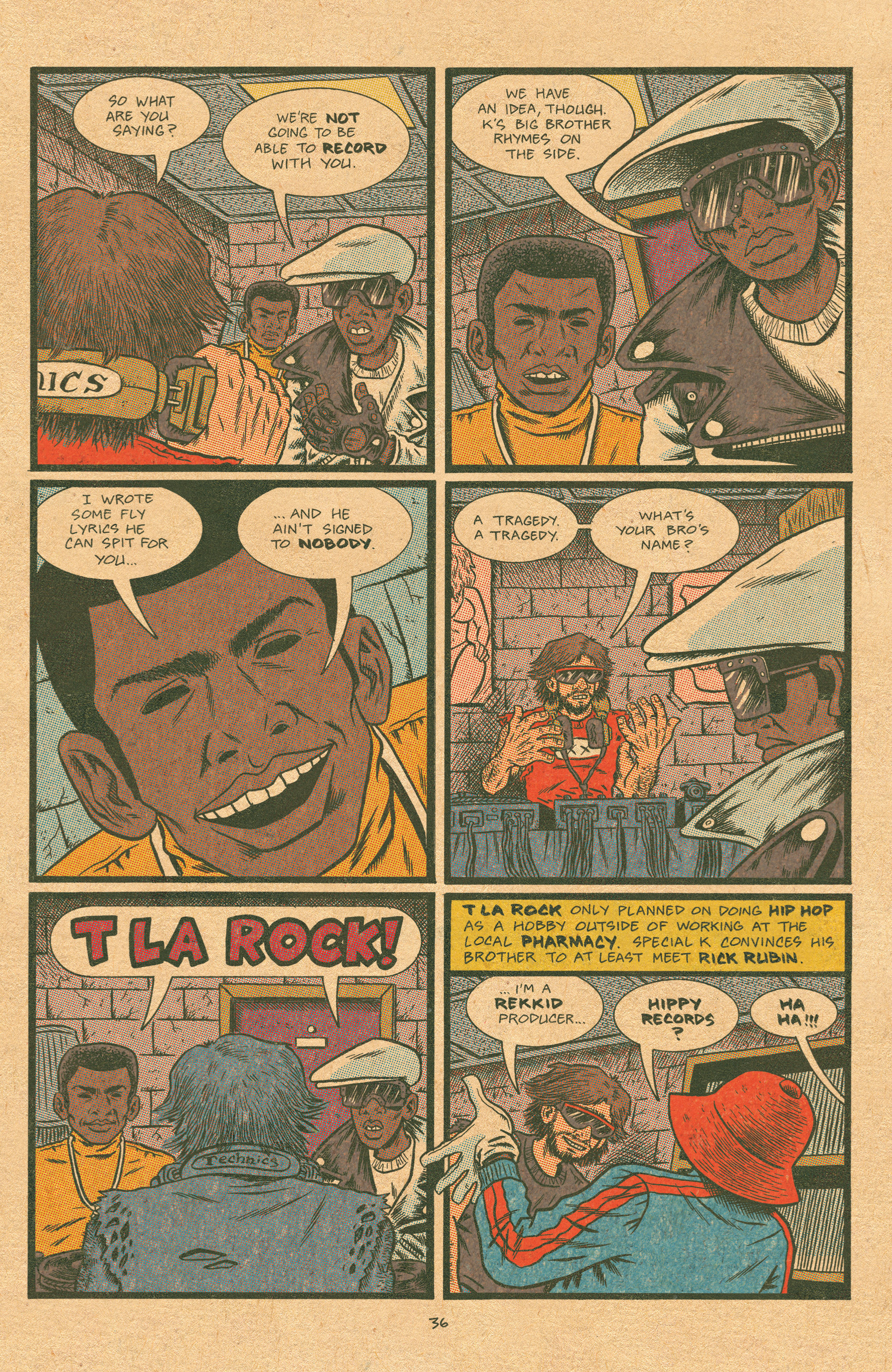 Read online Free Comic Book Day 2015 comic -  Issue # Hip Hop Family Tree Three-in-One - Featuring Cosplayers - 18
