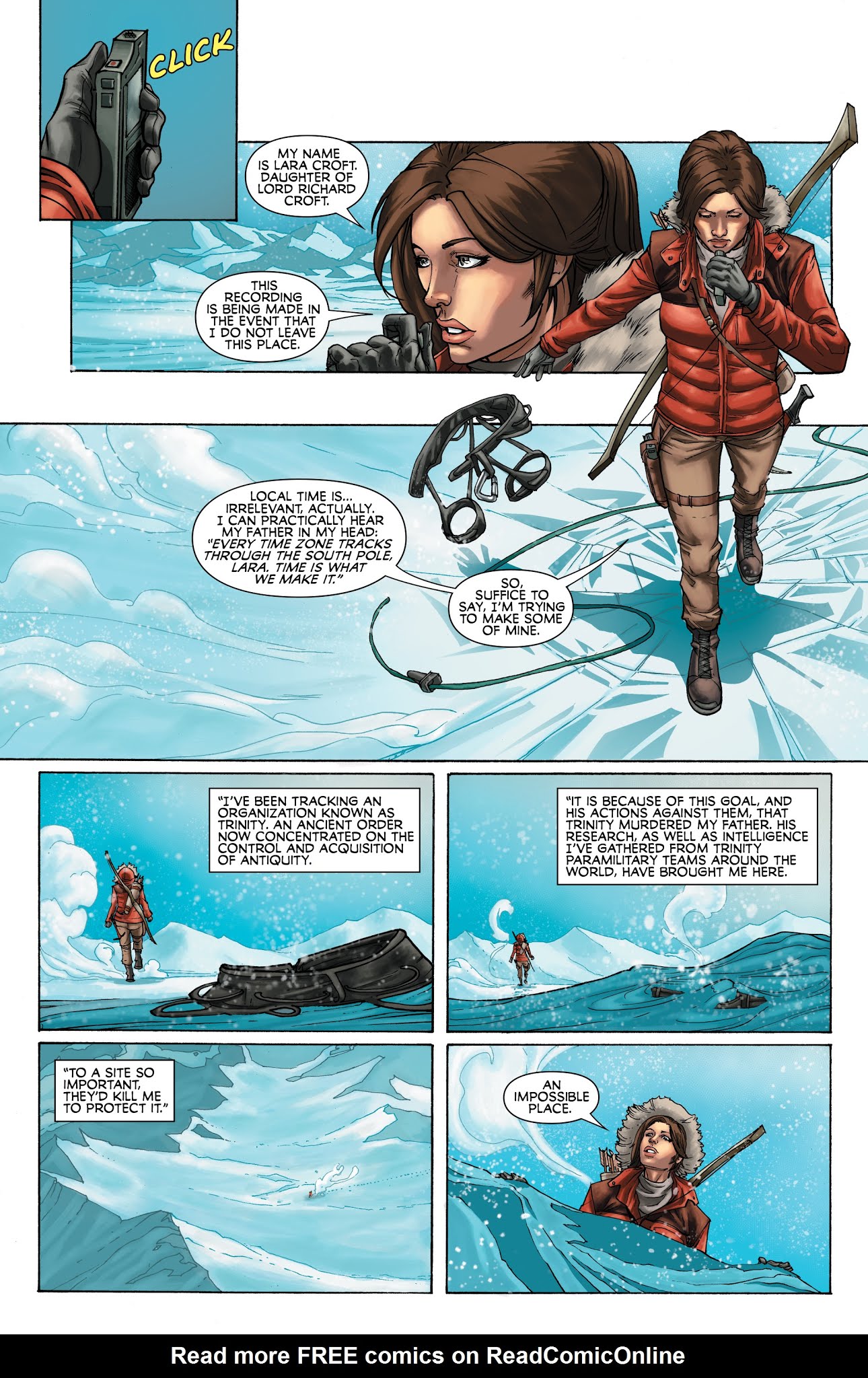 Read online Tomb Raider: Inferno comic -  Issue #1 - 7
