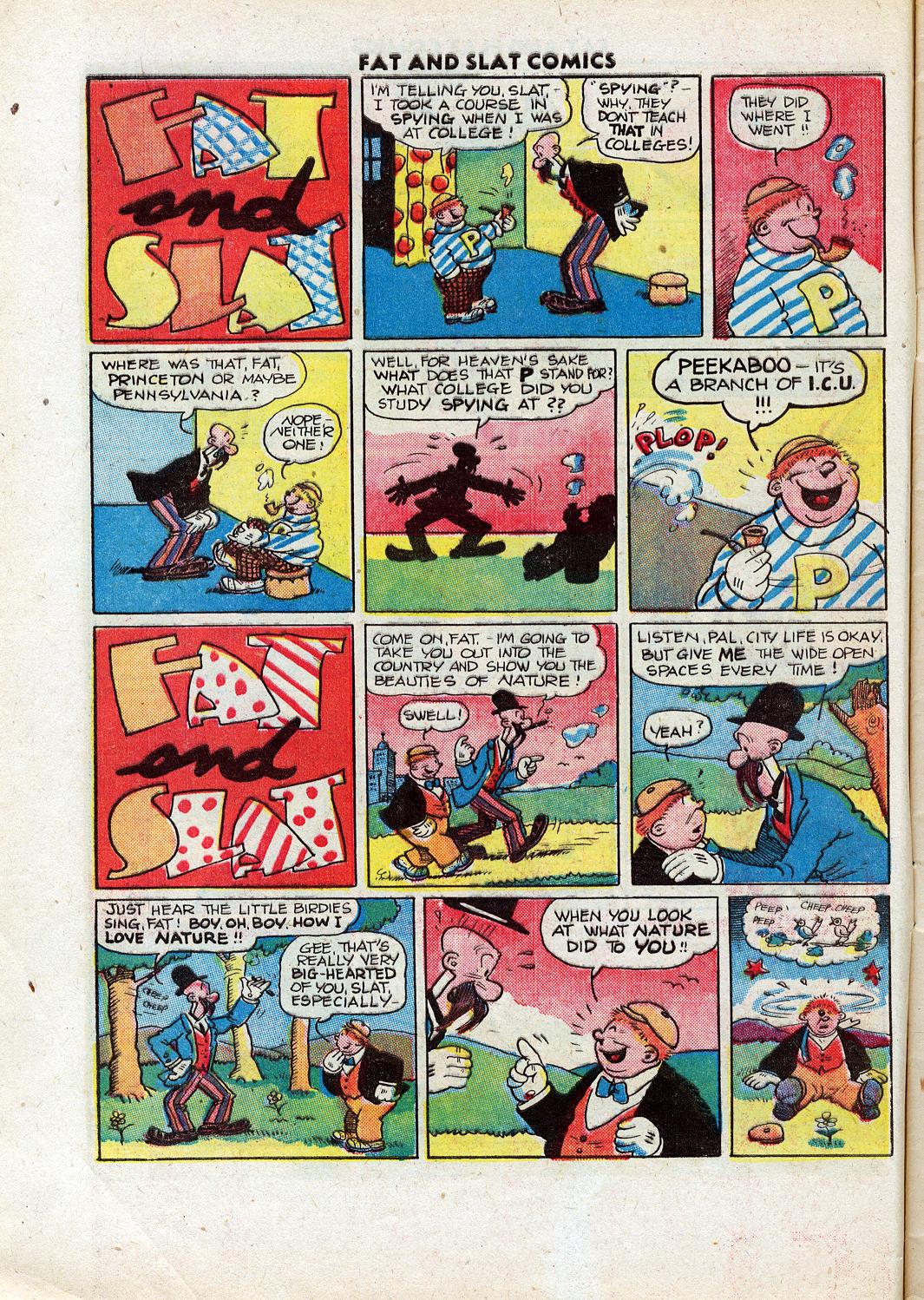 Read online Fat and Slat comic -  Issue #1 - 6