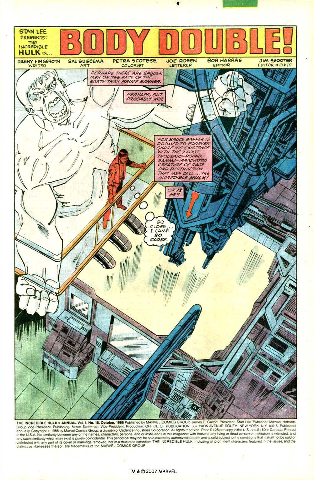 Read online The Incredible Hulk Annual comic -  Issue #15 - 3