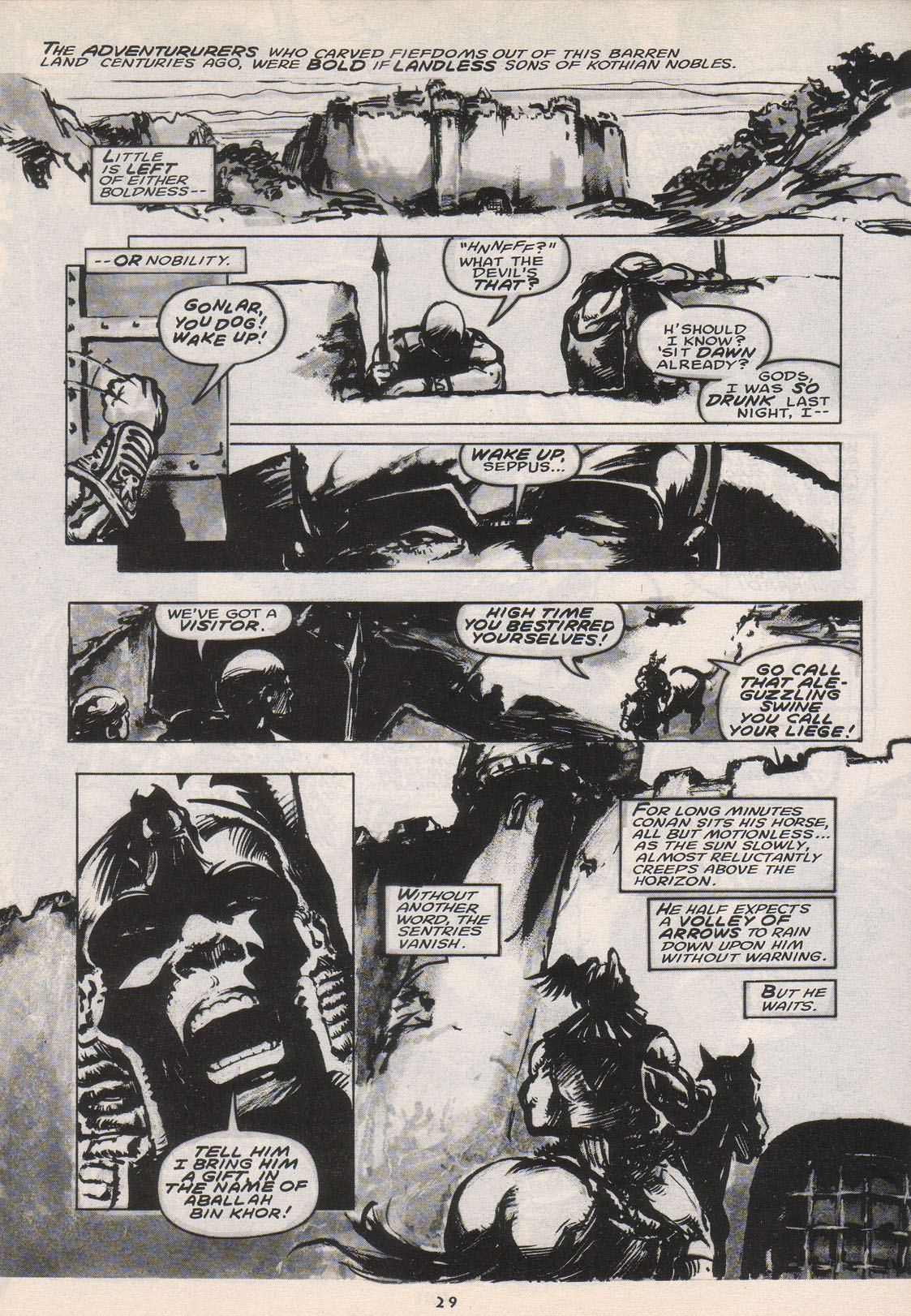 Read online The Savage Sword Of Conan comic -  Issue #222 - 30