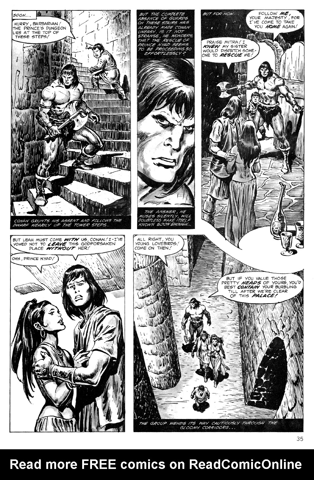 Read online The Savage Sword Of Conan comic -  Issue #71 - 35