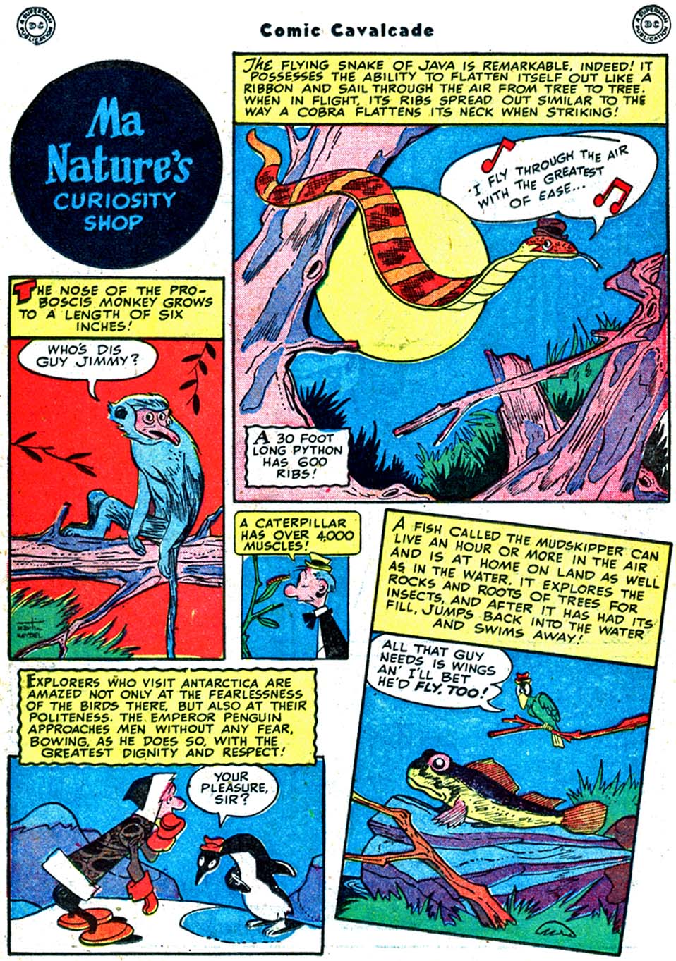 Read online Comic Cavalcade comic -  Issue #32 - 62