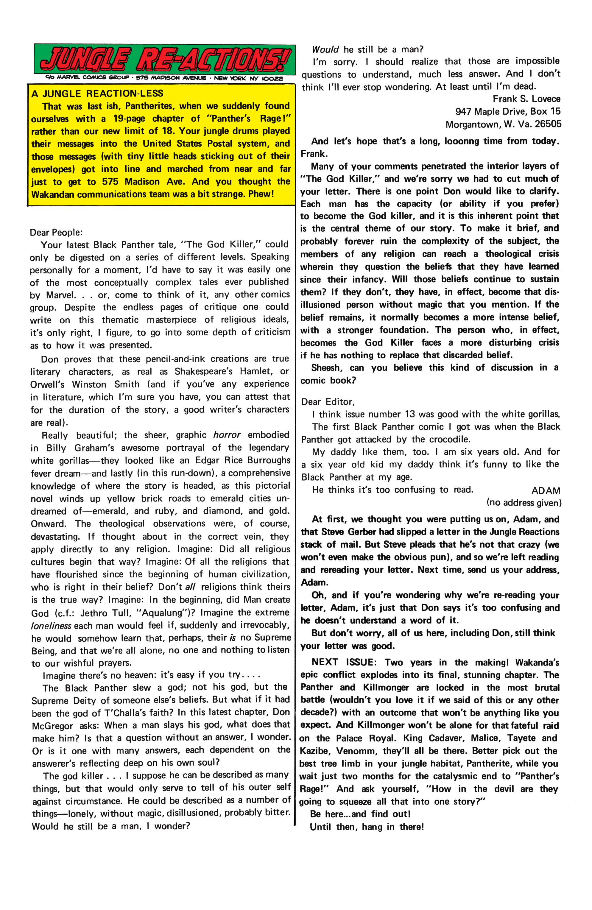 Read online Black Panther: The Early Years Omnibus comic -  Issue # TPB (Part 7) - 64