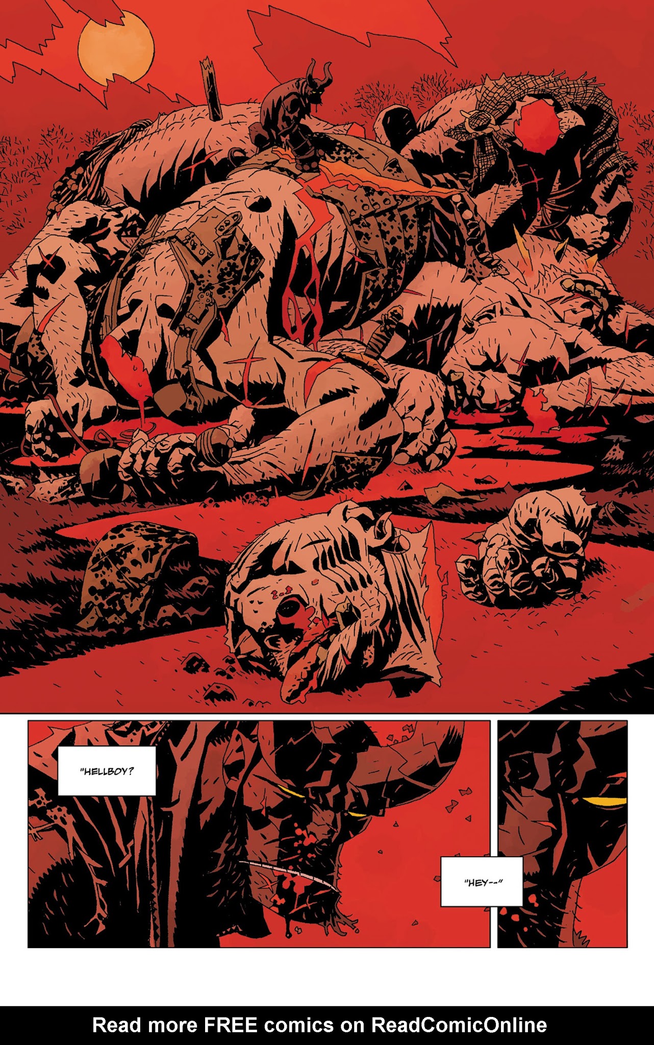 Read online Hellboy: The Wild Hunt comic -  Issue # TPB - 77