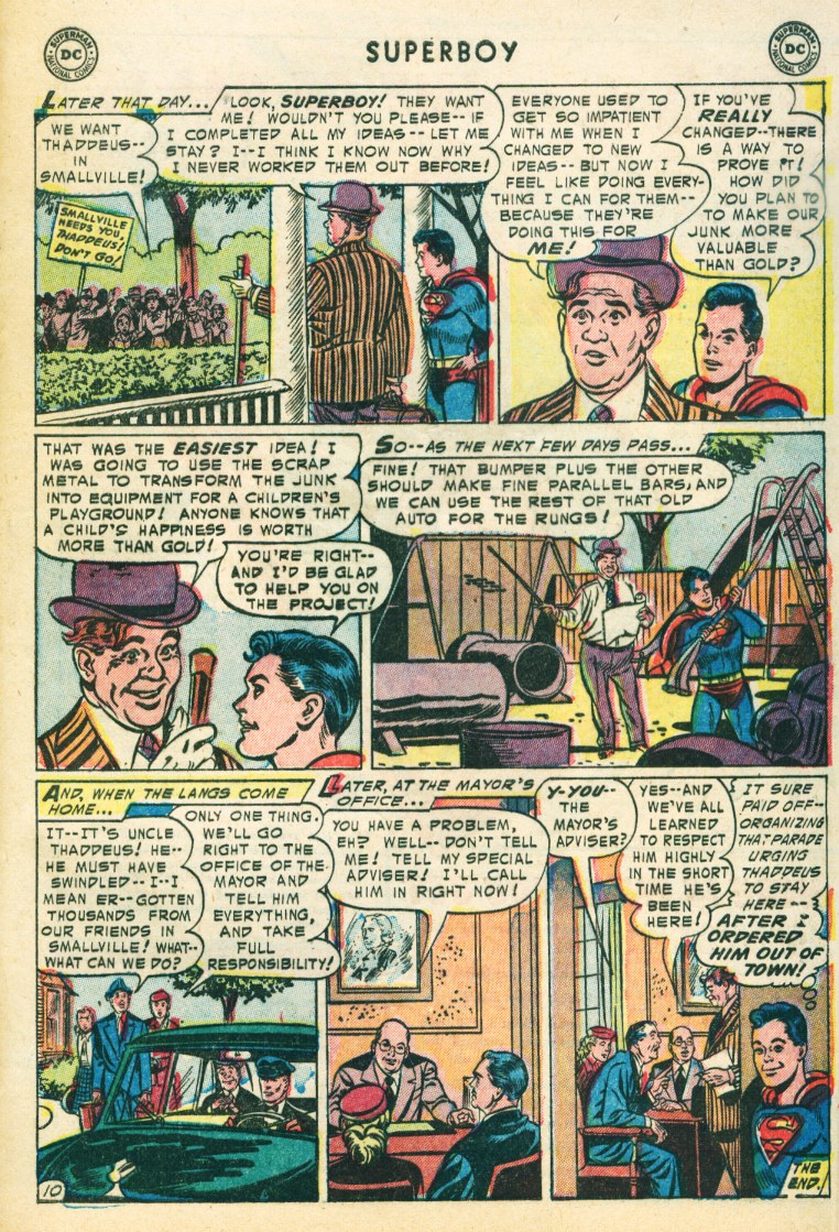 Read online Superboy (1949) comic -  Issue #37 - 34