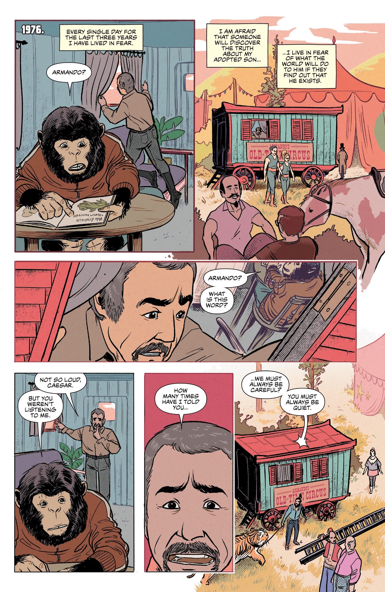 Read online Planet of the Apes: The Time of Man comic -  Issue # Full - 5