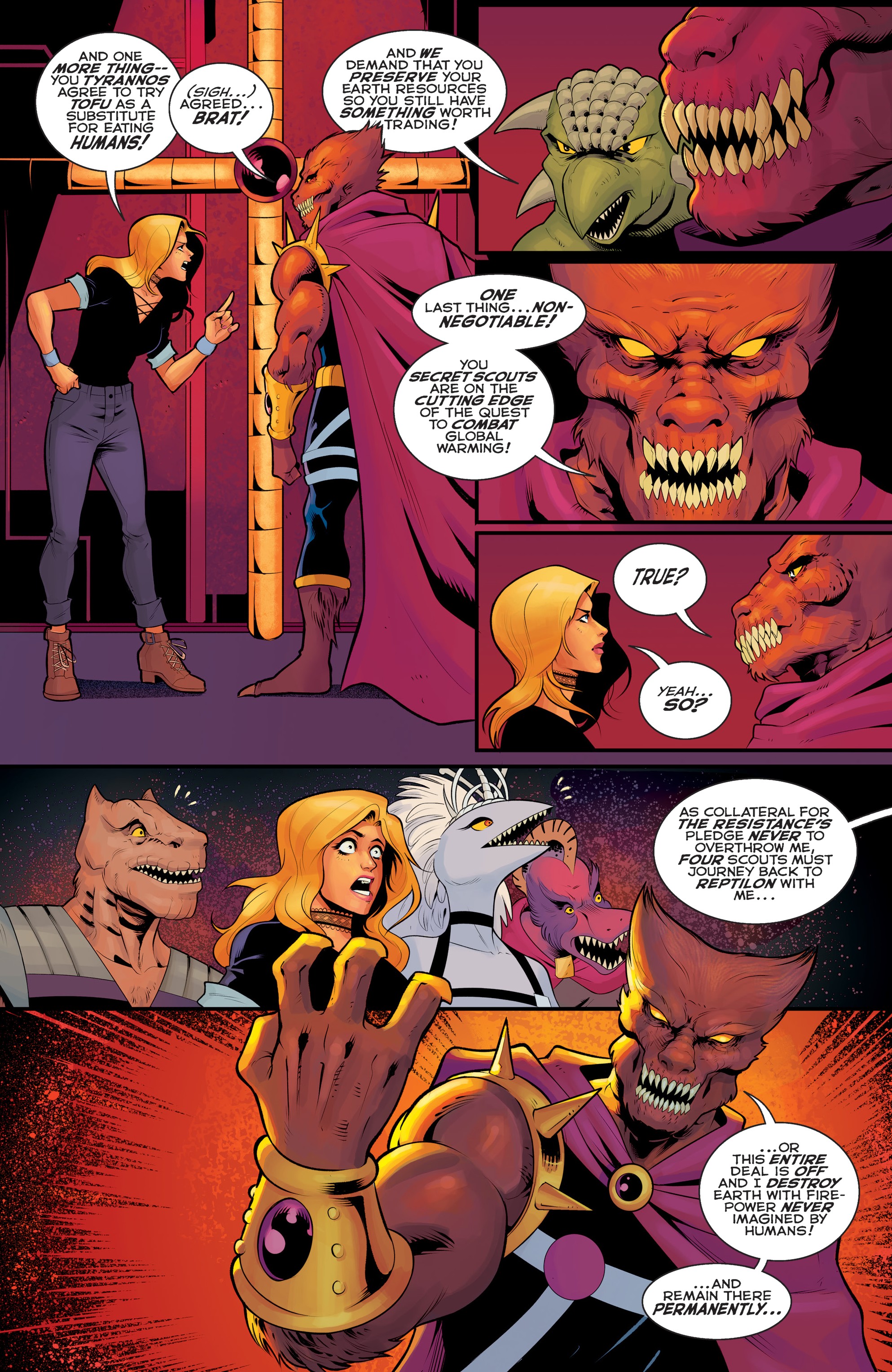 Read online Dinosaucers comic -  Issue #5 - 21