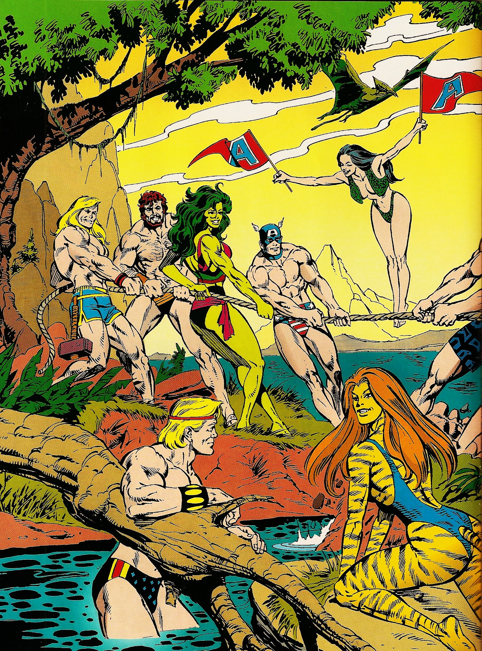 Read online Marvel Illustrated: Swimsuit Issue comic -  Issue # Full - 46