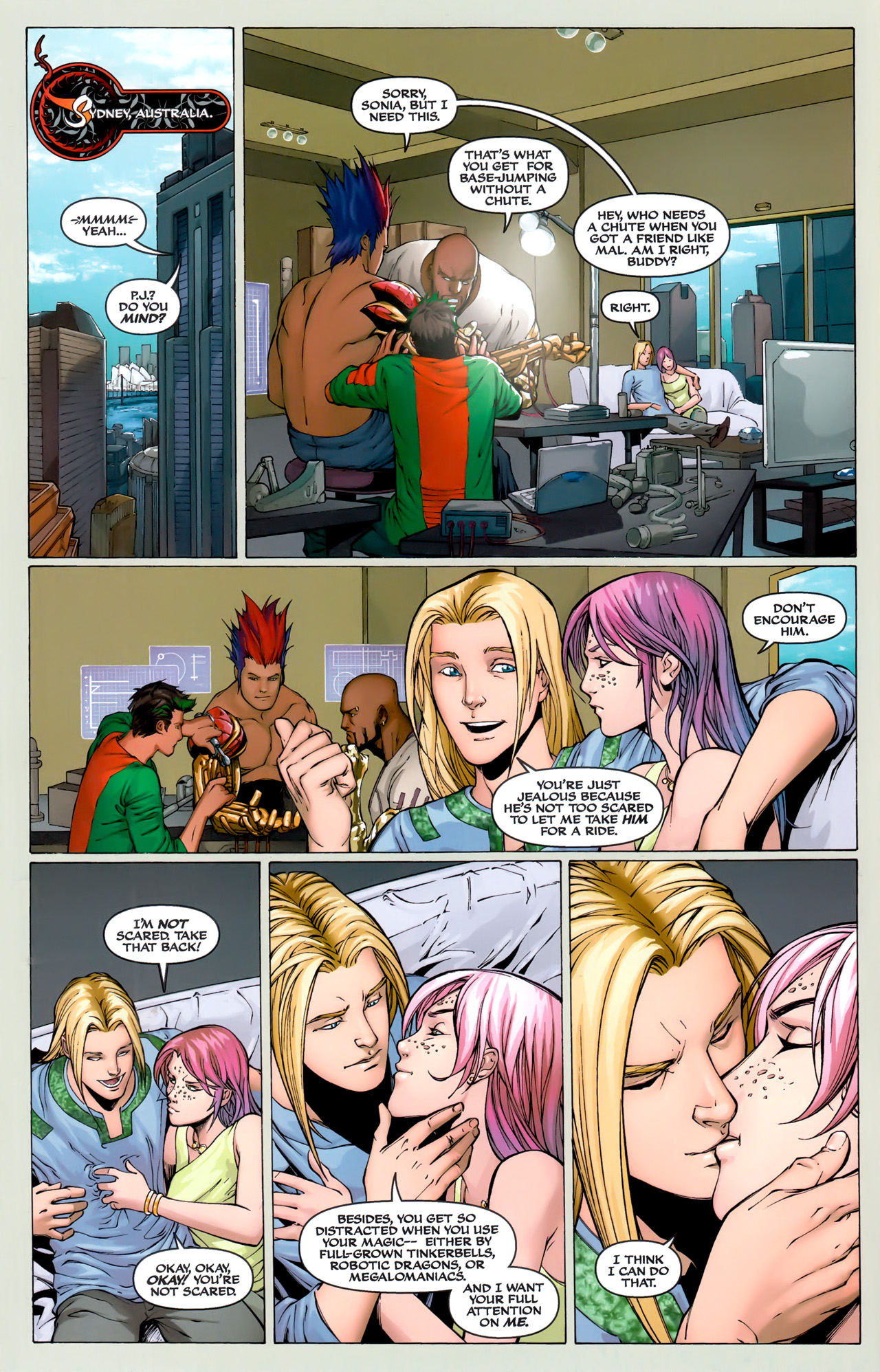 Read online Michael Turner's Soulfire (2009) comic -  Issue #1 - 10