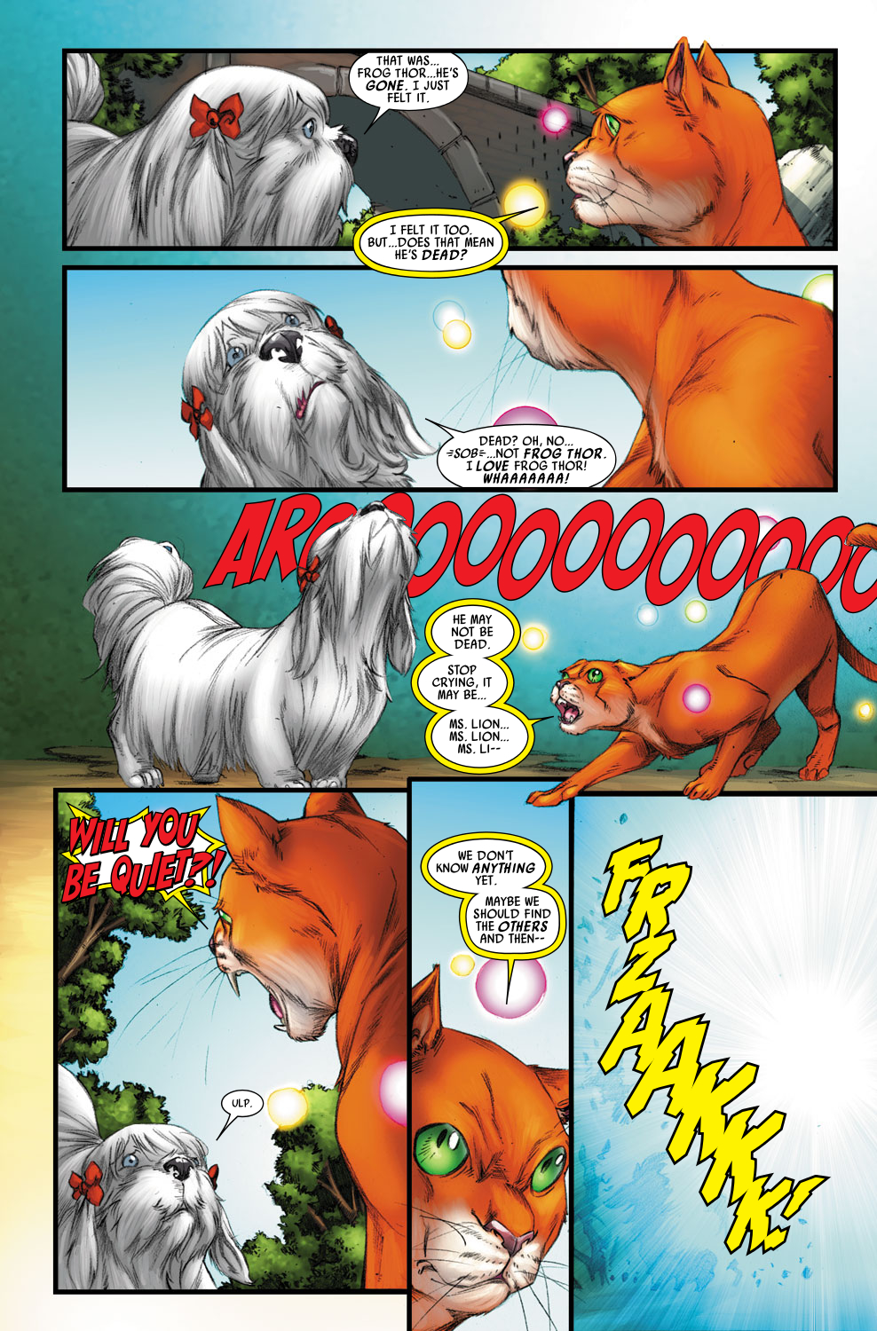 Read online Lockjaw And The Pet Avengers Unleashed comic -  Issue #1 - 12