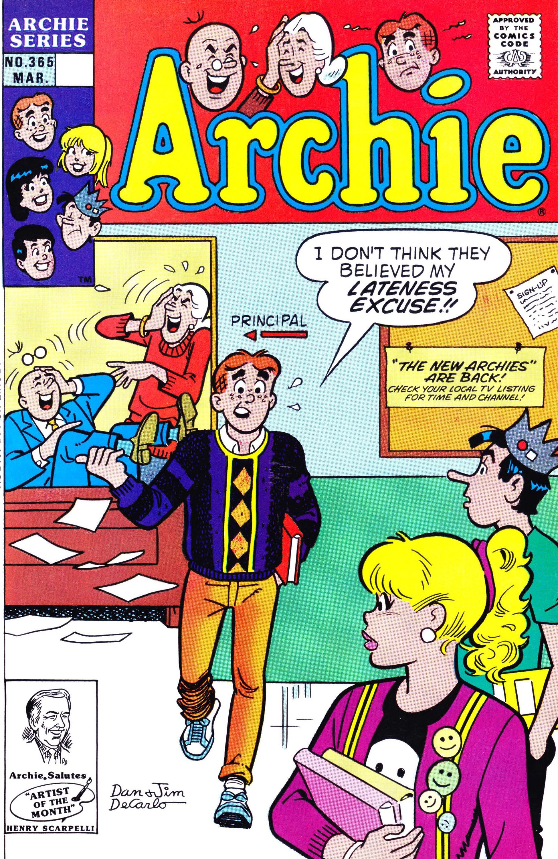 Read online Archie (1960) comic -  Issue #365 - 1