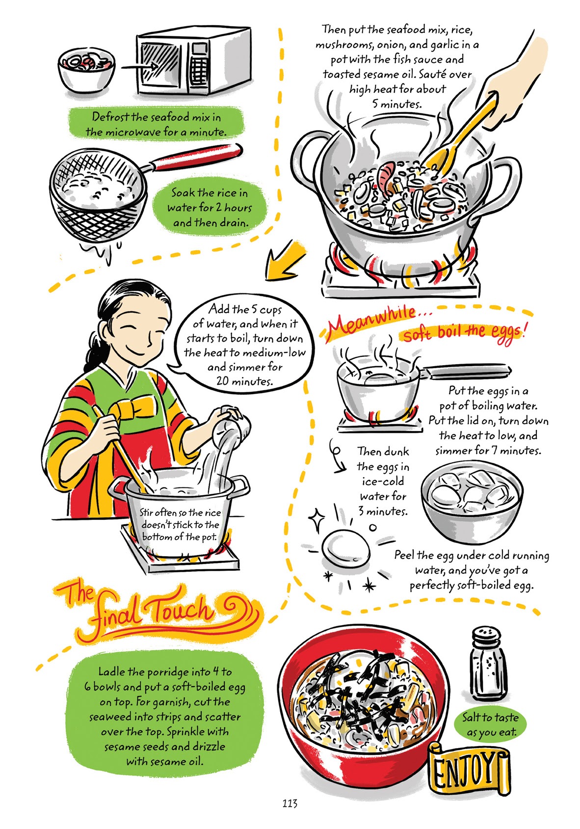 Read online Cook Korean! A Comic Book With Recipes comic -  Issue # TPB (Part 2) - 14