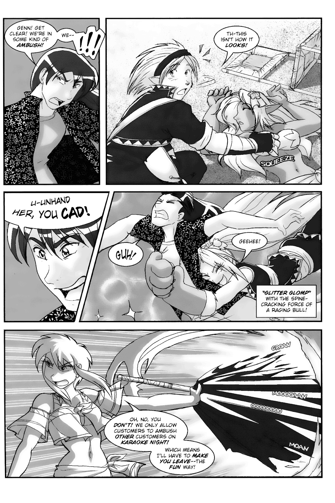 Gold Digger/Ninja High School: Maidens of Twilight issue 1 - Page 18