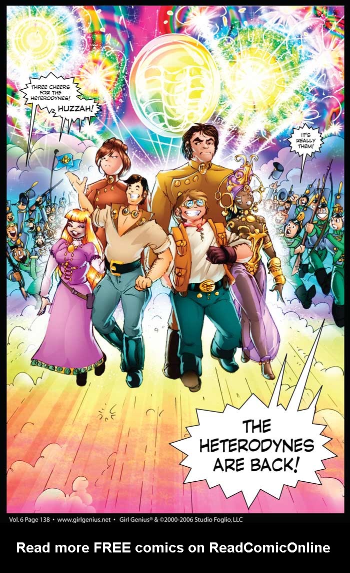 Read online Girl Genius (2002) comic -  Issue #6 - 139