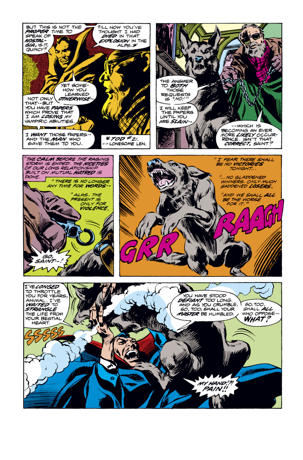 Read online Tomb of Dracula (1972) comic -  Issue #32 - 9