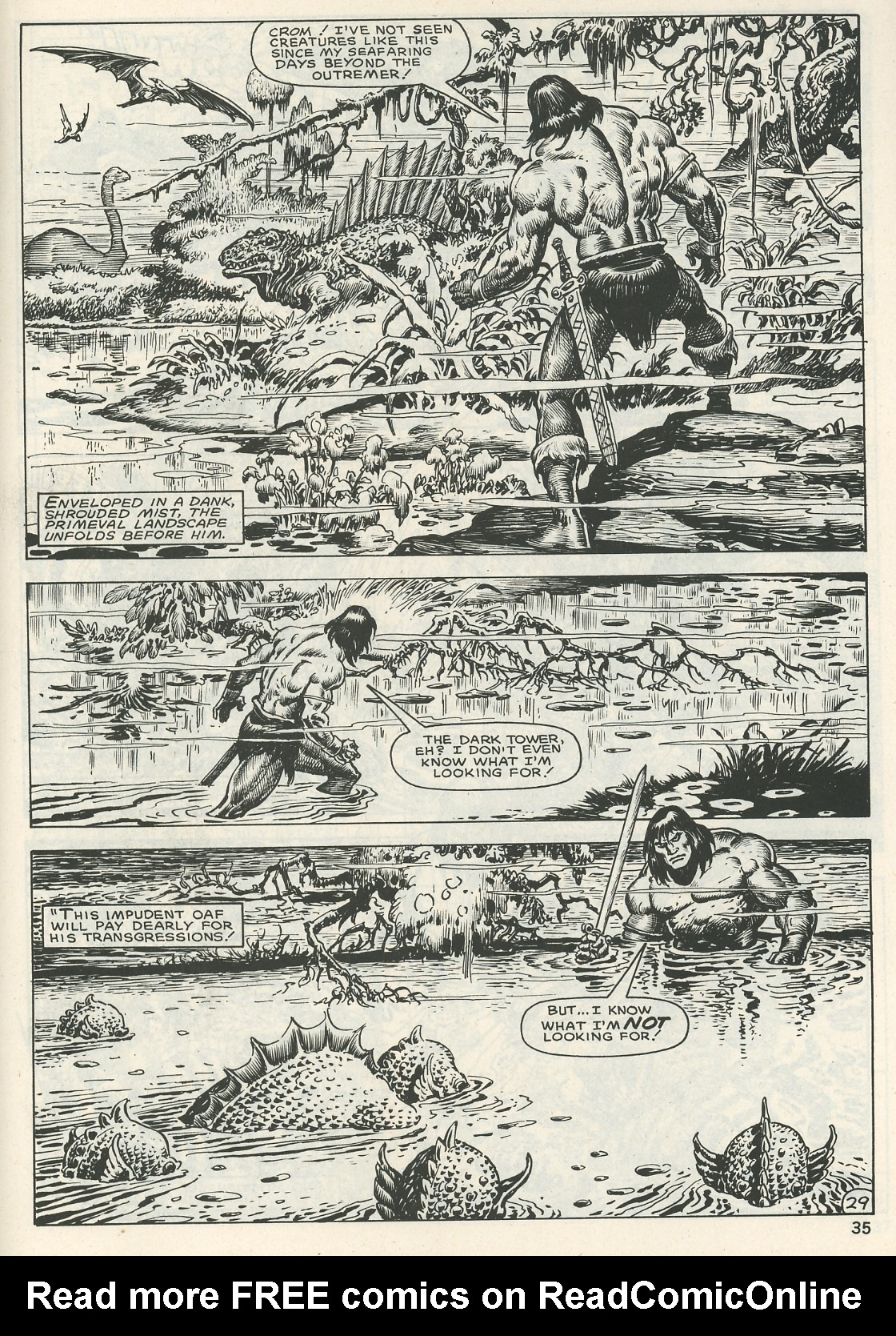 Read online The Savage Sword Of Conan comic -  Issue #123 - 35