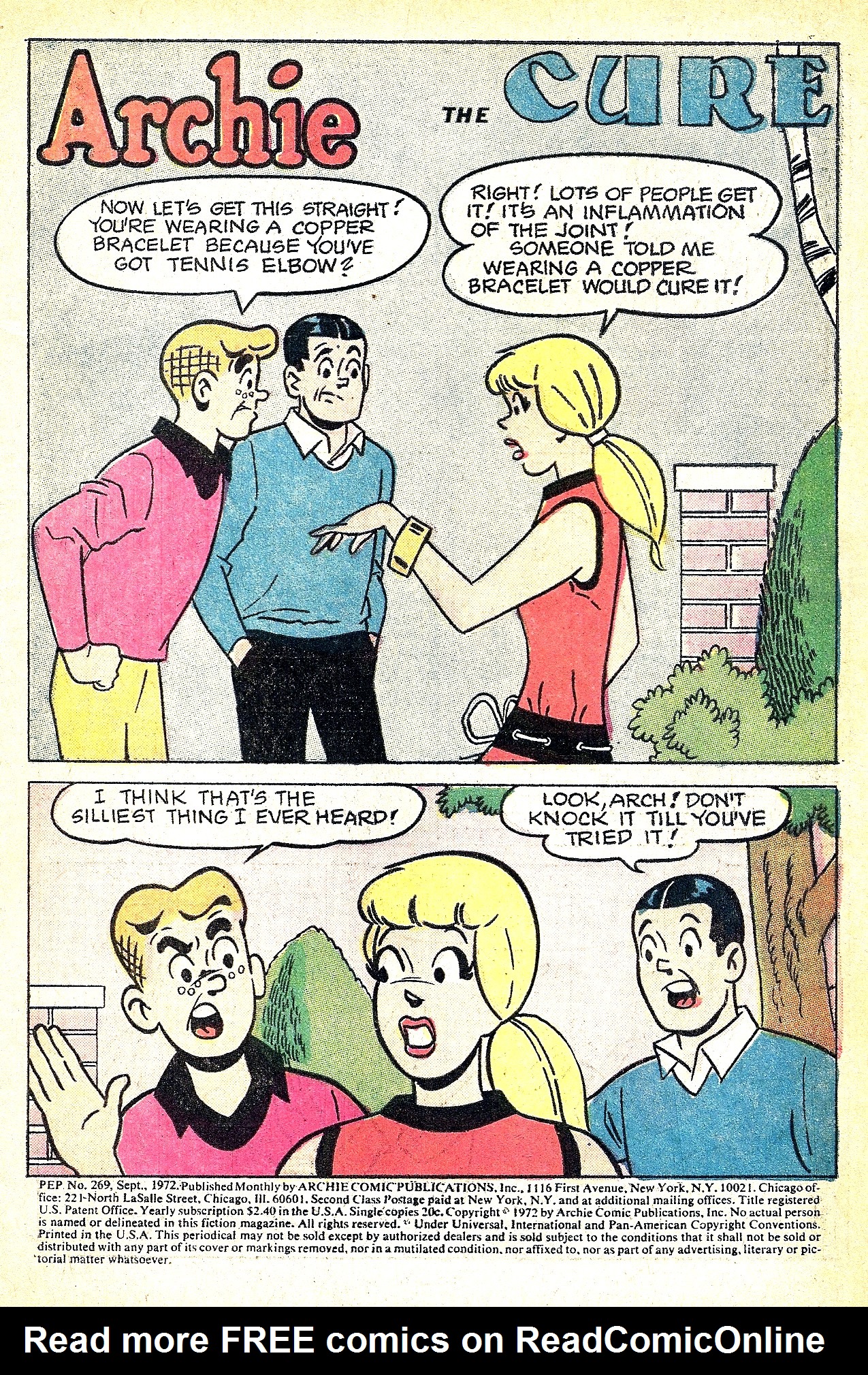 Read online Pep Comics comic -  Issue #269 - 3