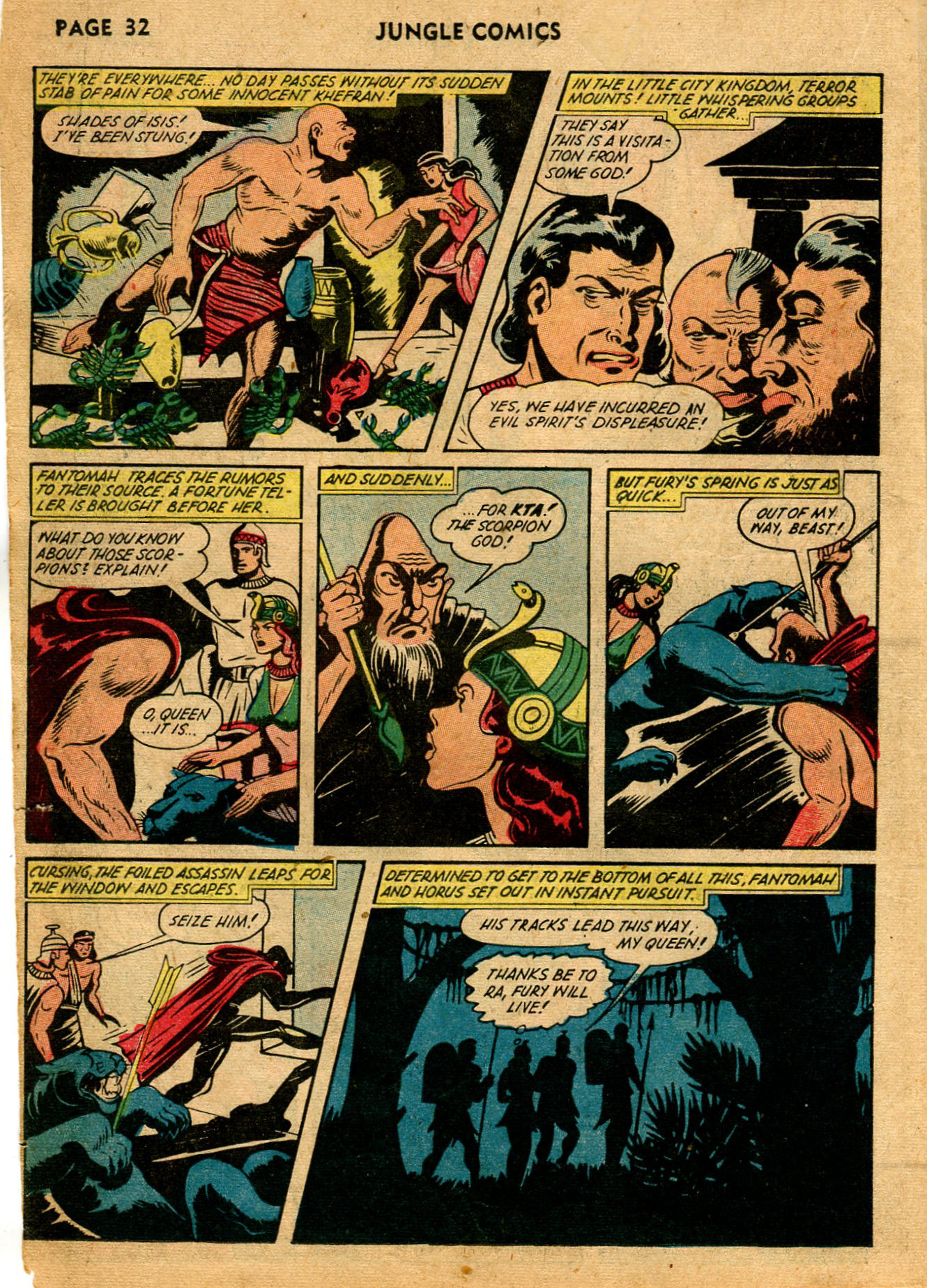 Read online Jungle Comics comic -  Issue #40 - 34