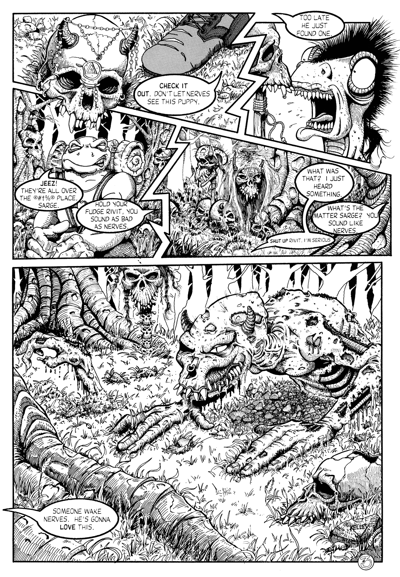 Read online Cold-Blooded Chameleon Commandos comic -  Issue #5 - 4