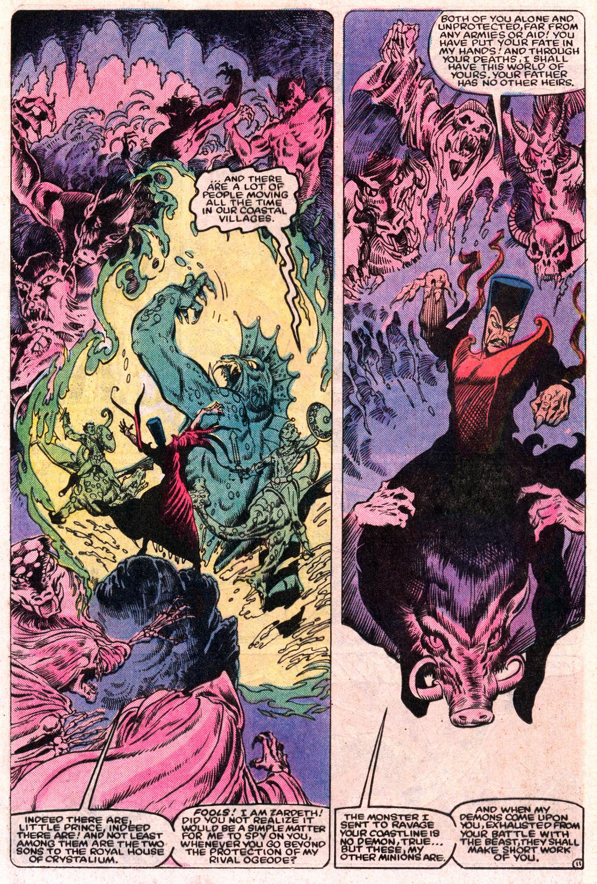 Read online The Saga of Crystar, Crystal Warrior comic -  Issue #8 - 12