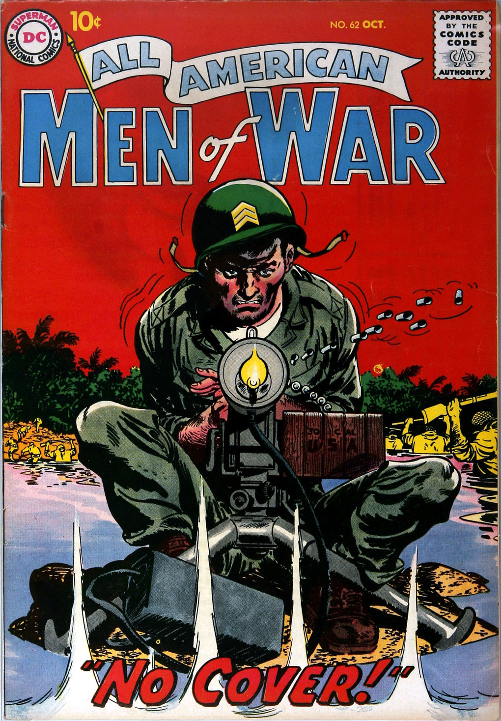 Read online All-American Men of War comic -  Issue #62 - 1