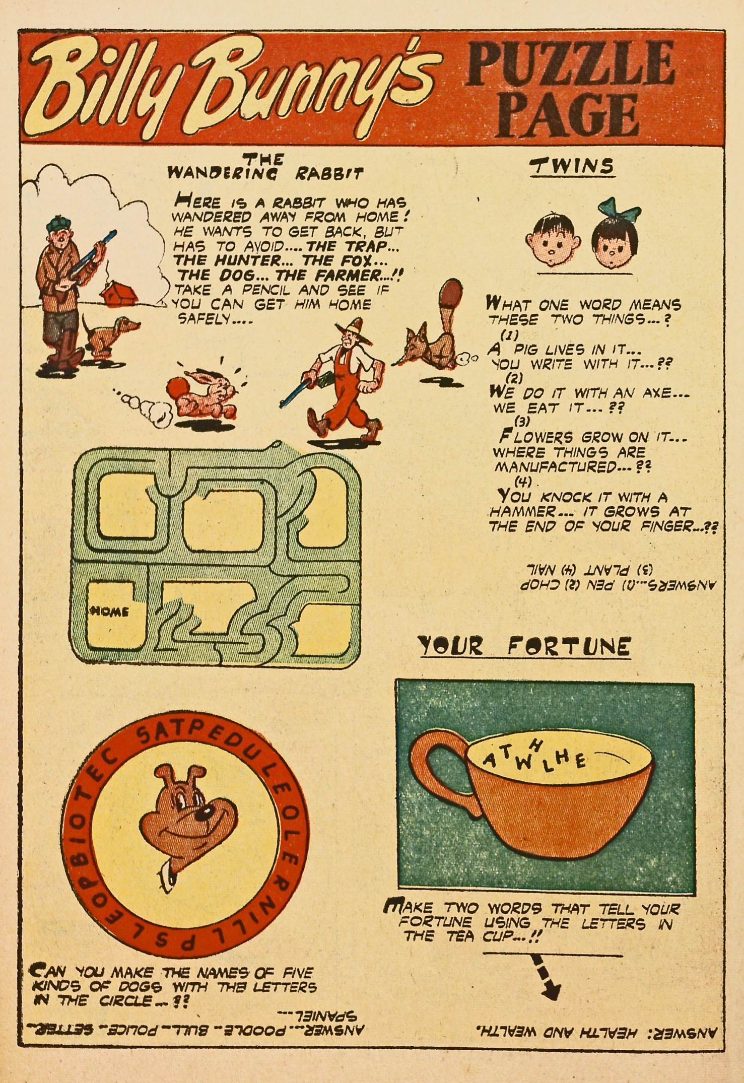 Read online Billy Bunny comic -  Issue #1 - 34