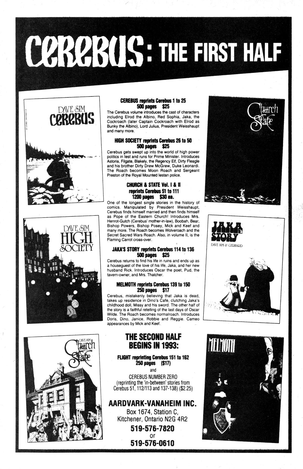 Read online Cerebus comic -  Issue #185 - 42
