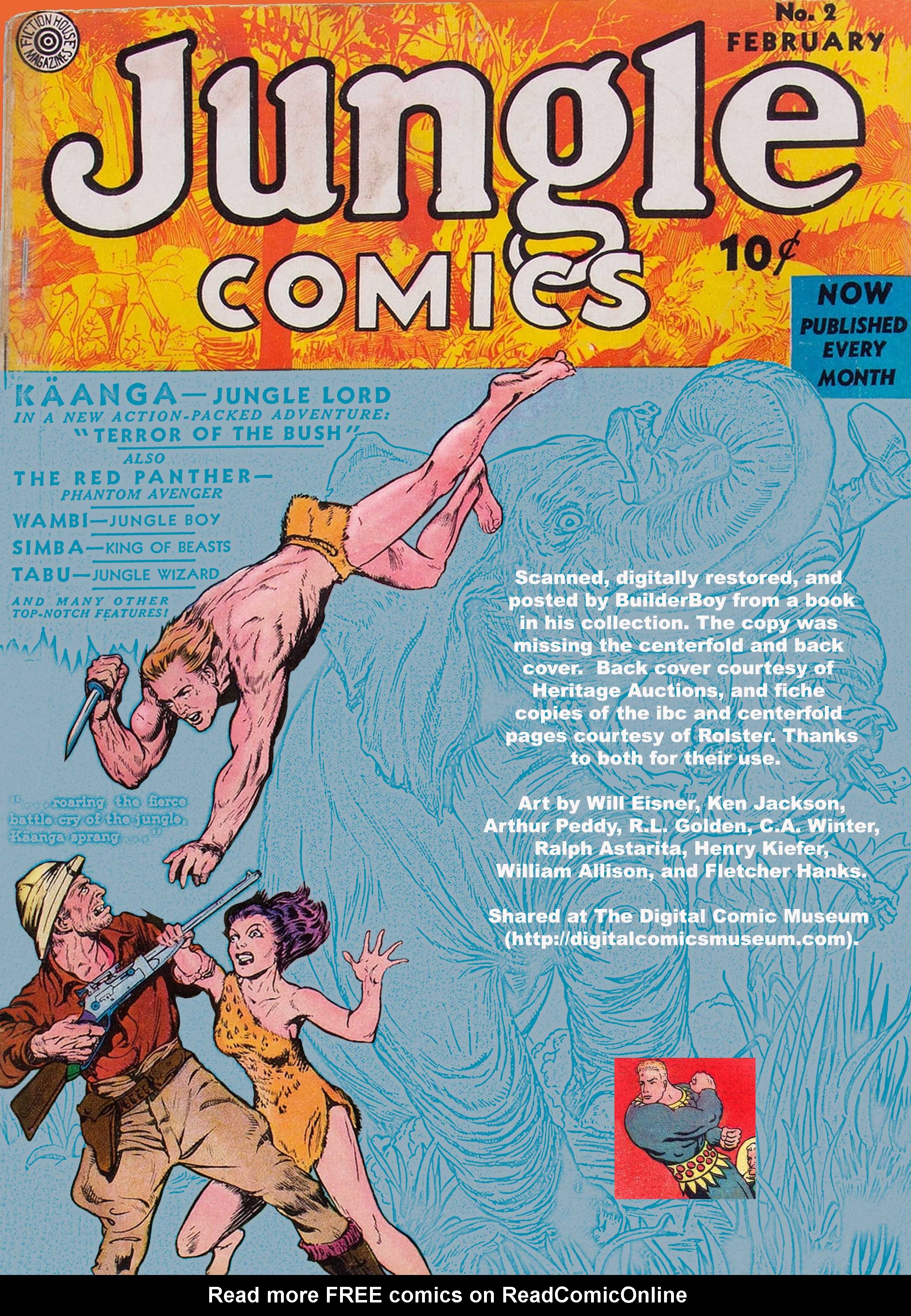 Read online Jungle Comics comic -  Issue #2 - 69