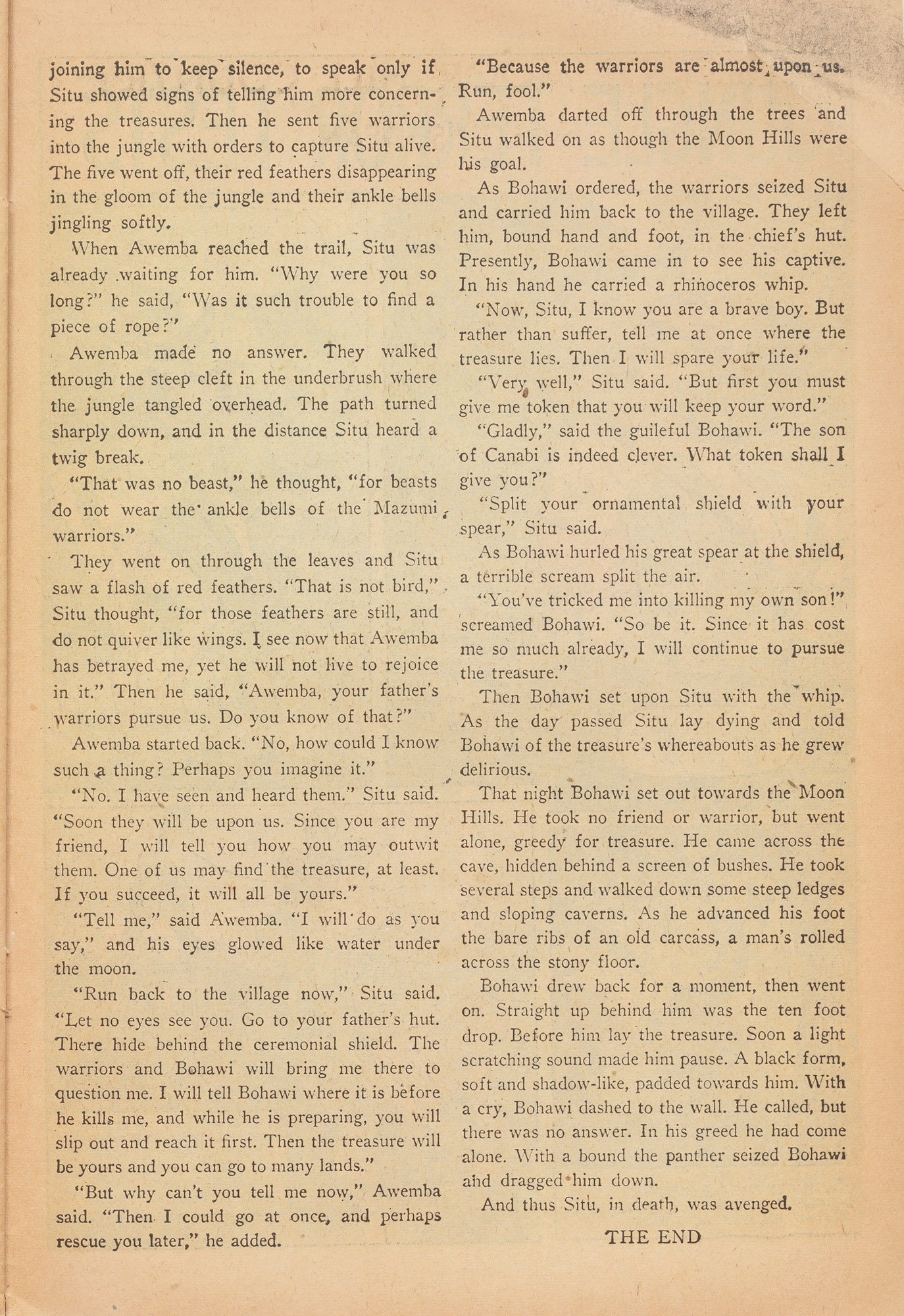 Read online Wambi Jungle Boy comic -  Issue #18 - 27