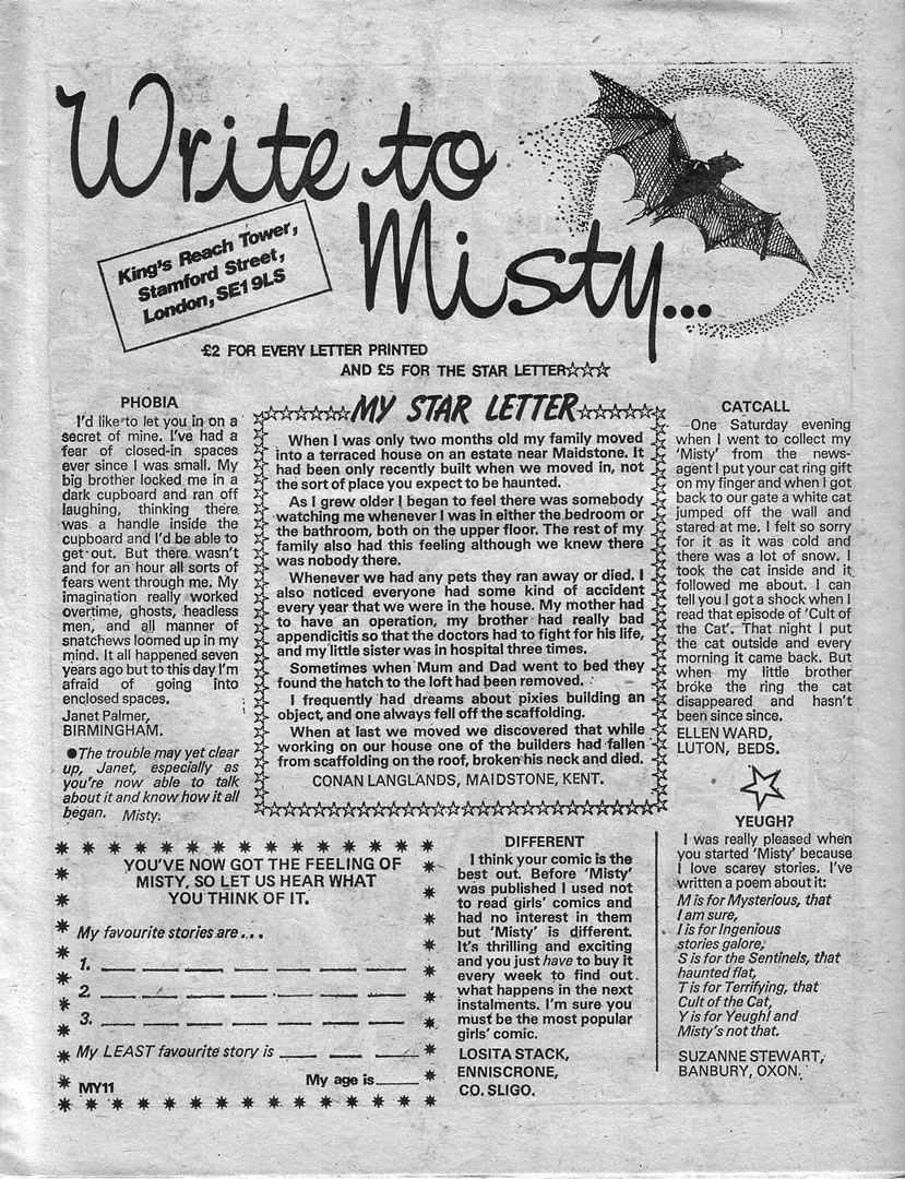 Read online Misty comic -  Issue #11 - 11