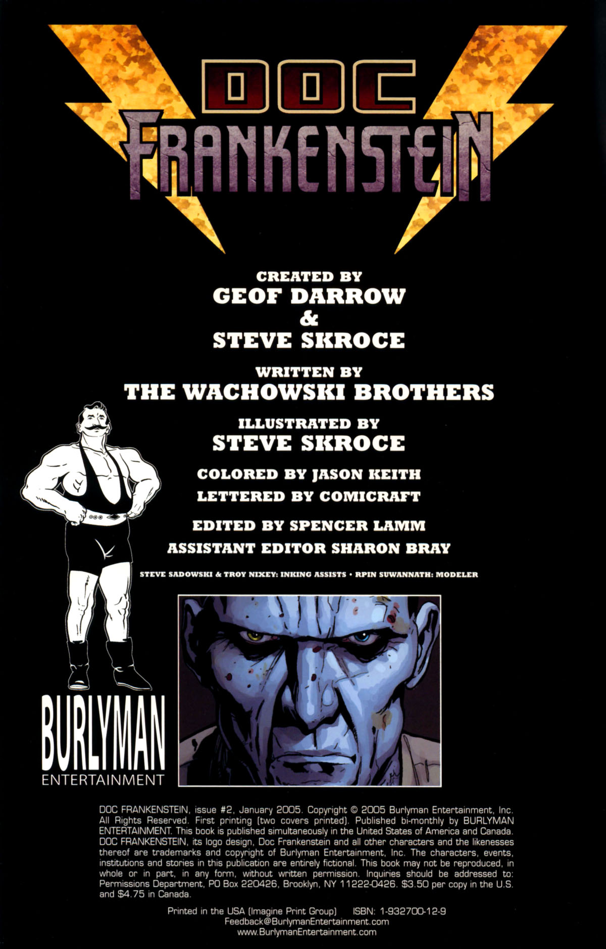 Read online Doc Frankenstein comic -  Issue #2 - 2