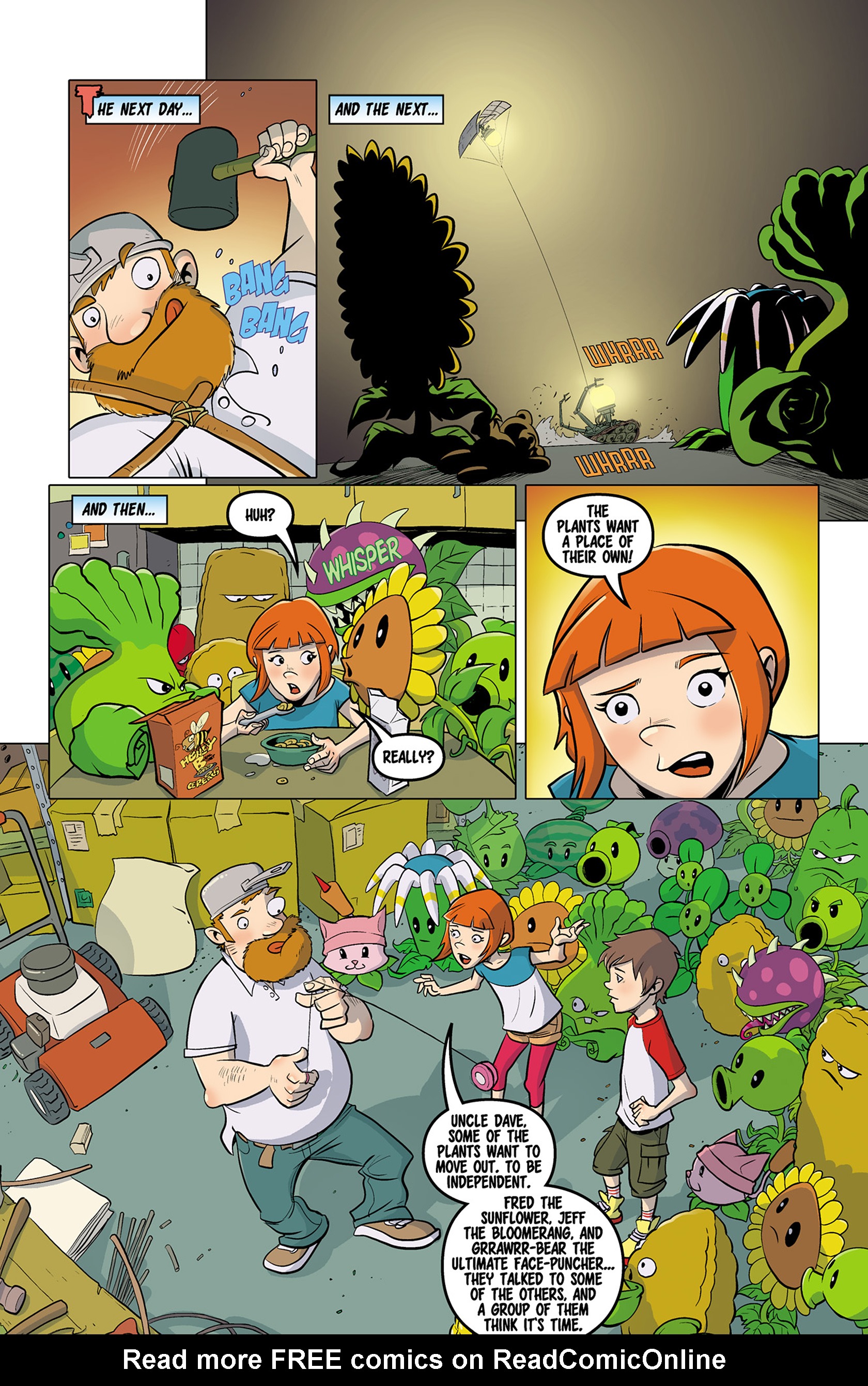 Read online Plants vs. Zombies: Grown Sweet Home comic -  Issue #4 - 6