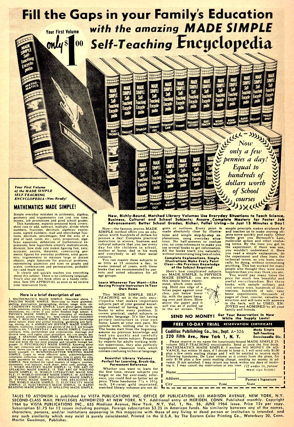 Read online Tales to Astonish (1959) comic -  Issue #56 - 2