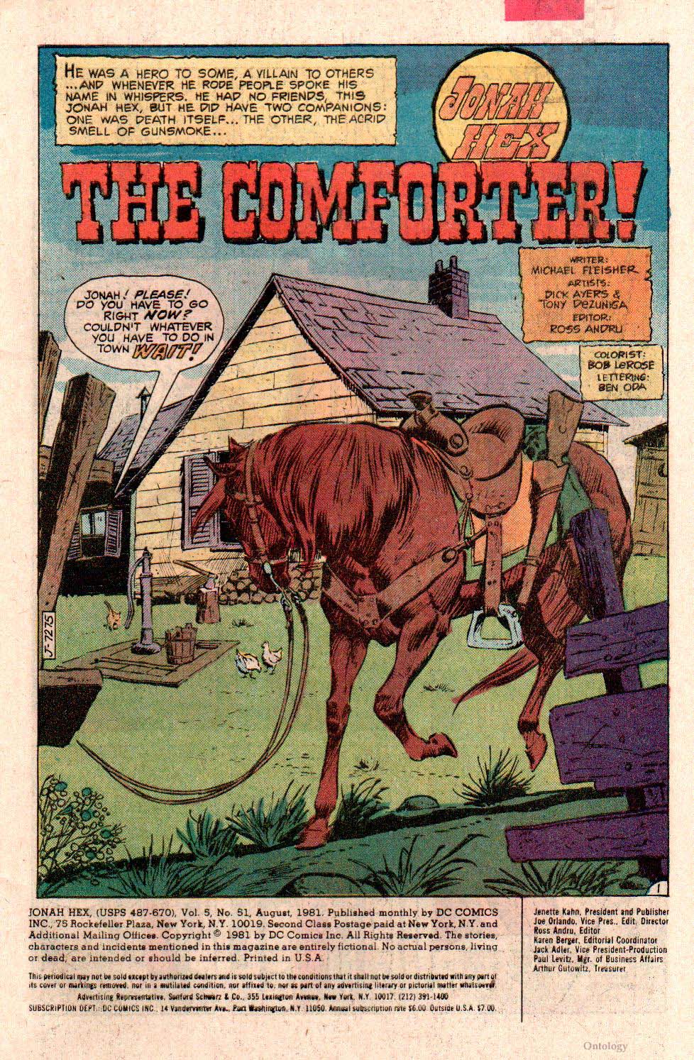 Read online Jonah Hex (1977) comic -  Issue #51 - 3