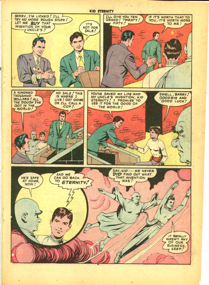 Read online Kid Eternity (1946) comic -  Issue #9 - 25