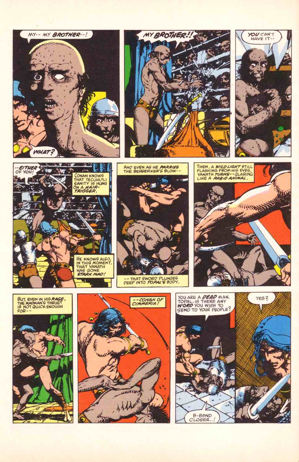 Read online Robert E. Howard's Conan the Barbarian comic -  Issue # Full - 46