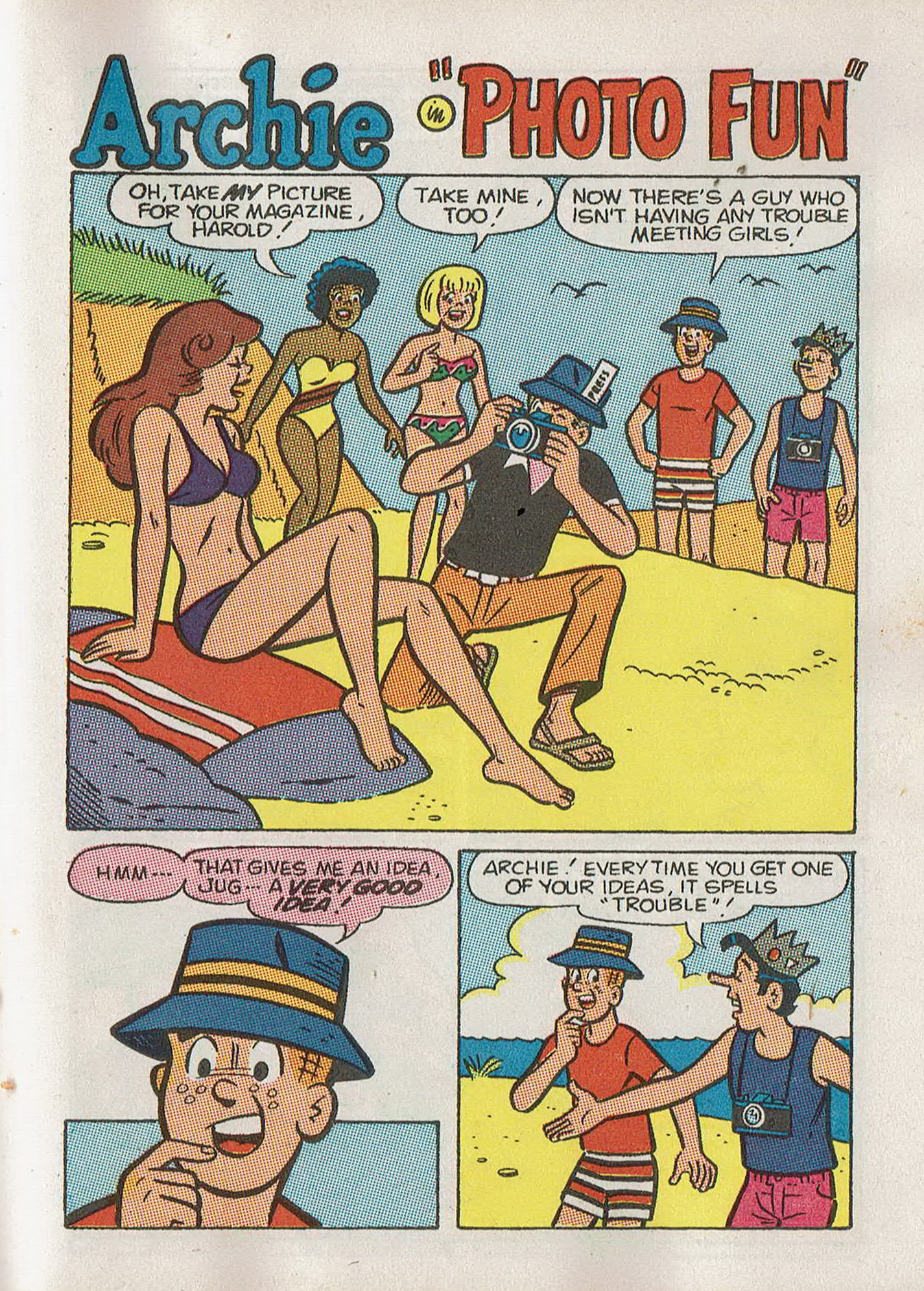 Read online Jughead Jones Comics Digest comic -  Issue #70 - 75