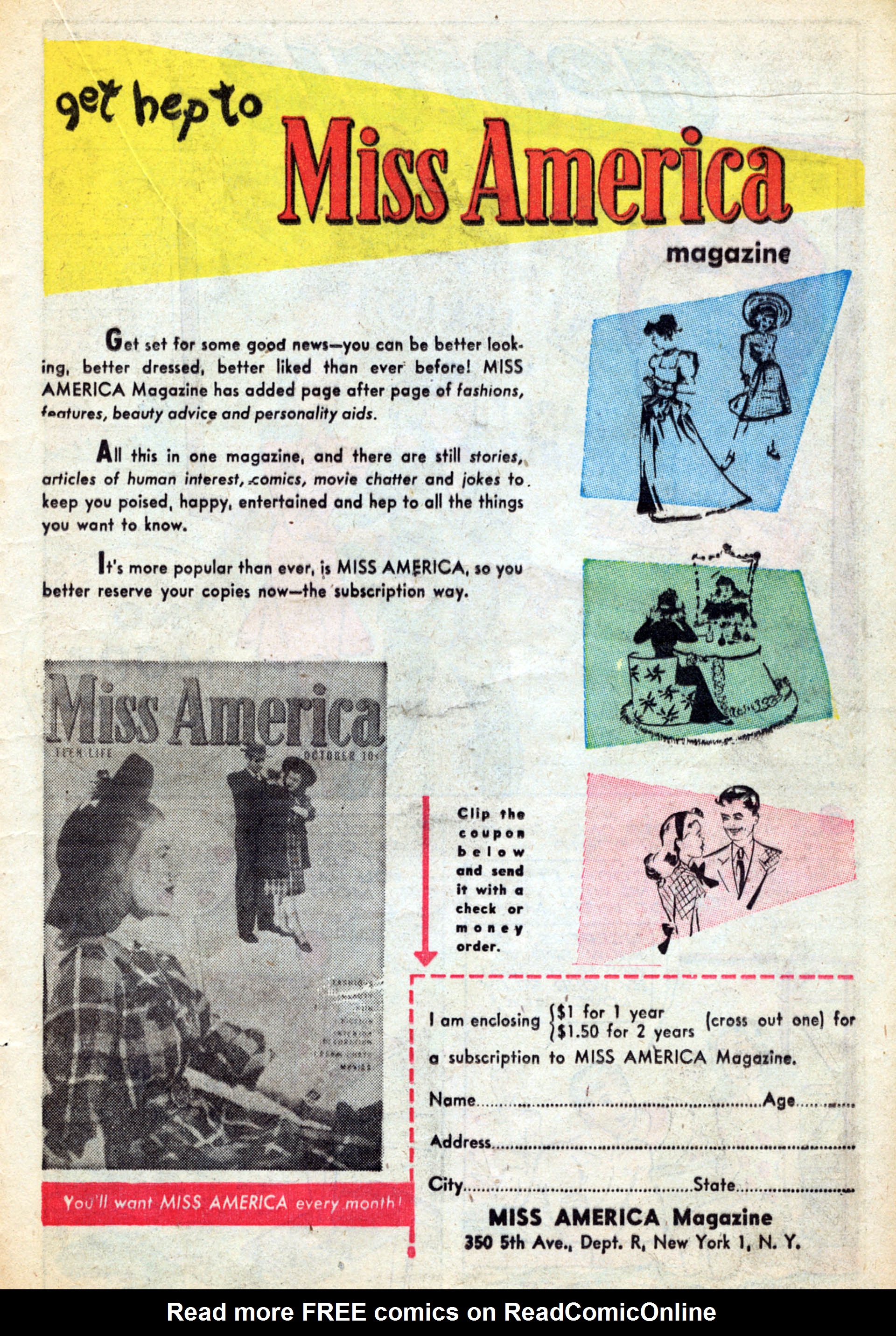 Read online Willie Comics (1946) comic -  Issue #5 - 34