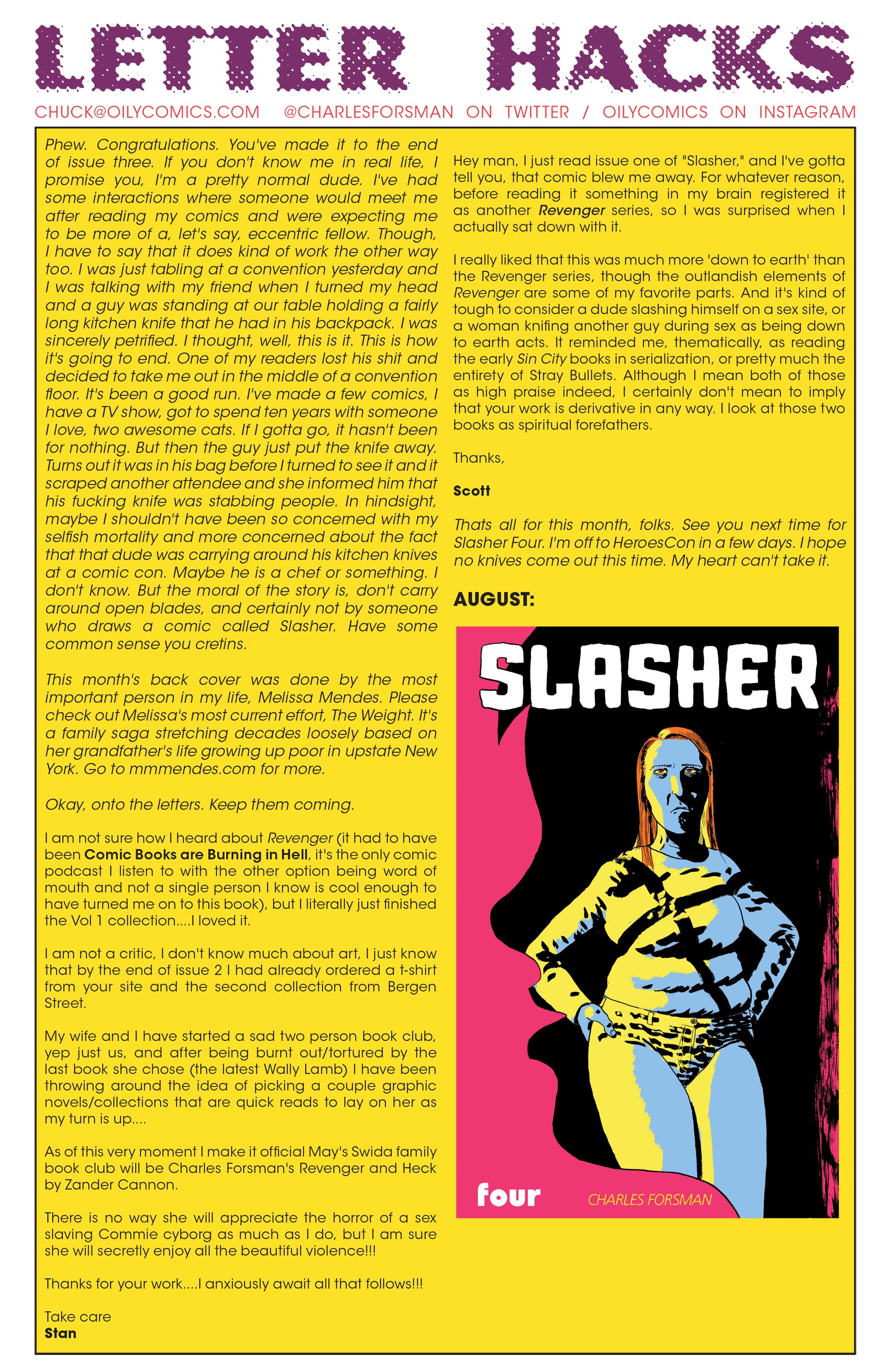 Read online Slasher comic -  Issue #3 - 27