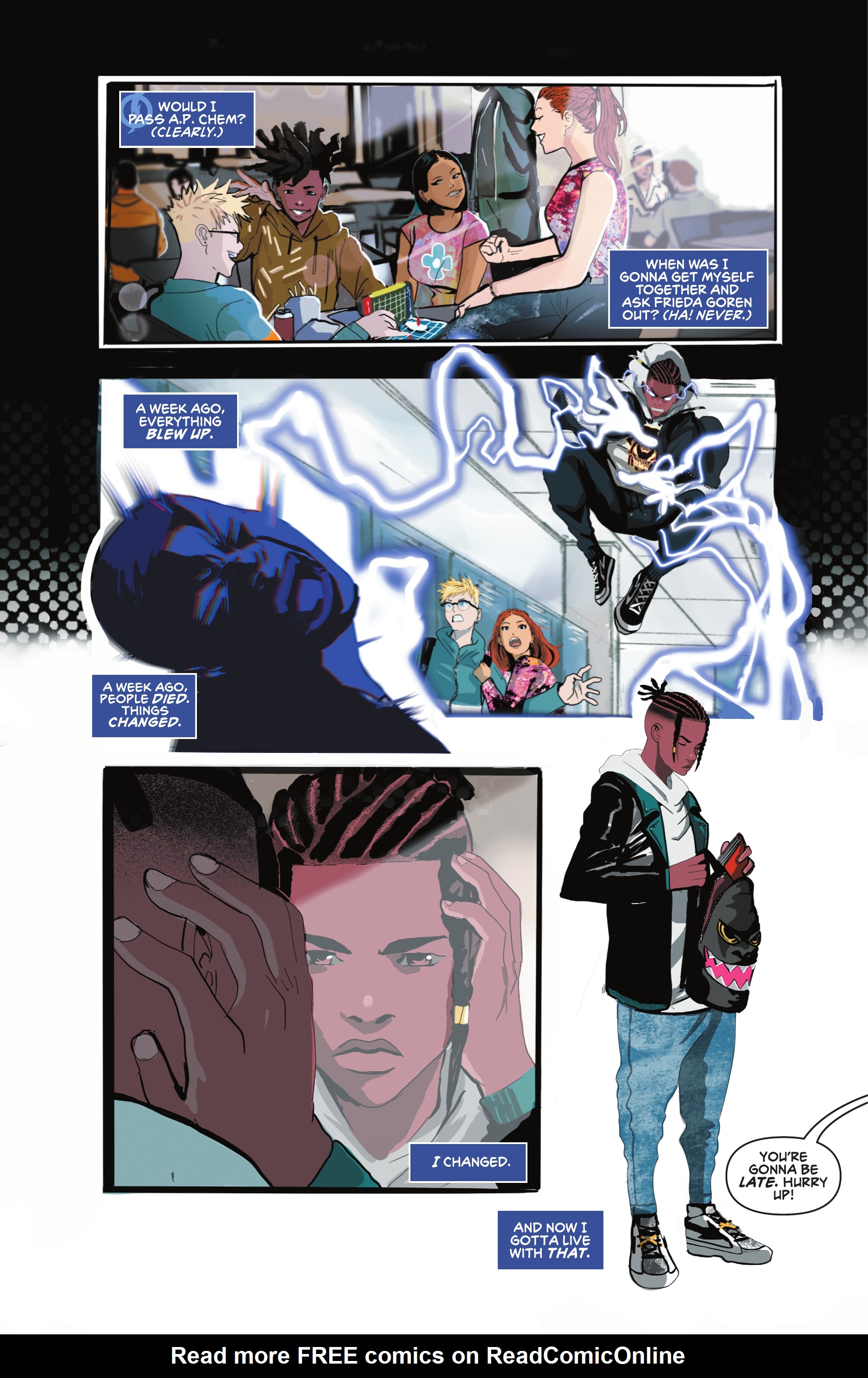 Read online Static: Season One comic -  Issue #1 - 4