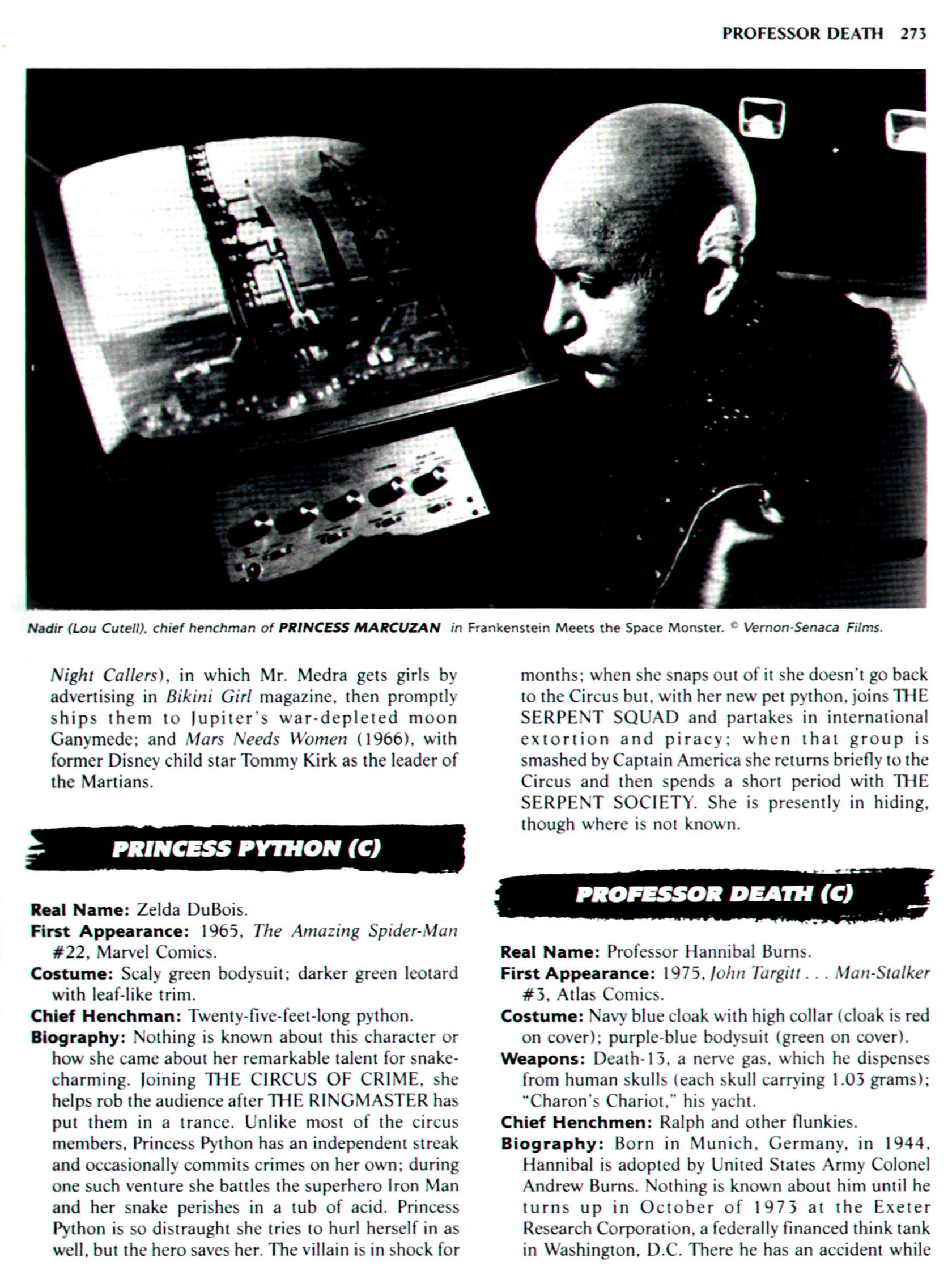 Read online The Encyclopedia of Super Villains comic -  Issue # TPB (Part 2) - 56