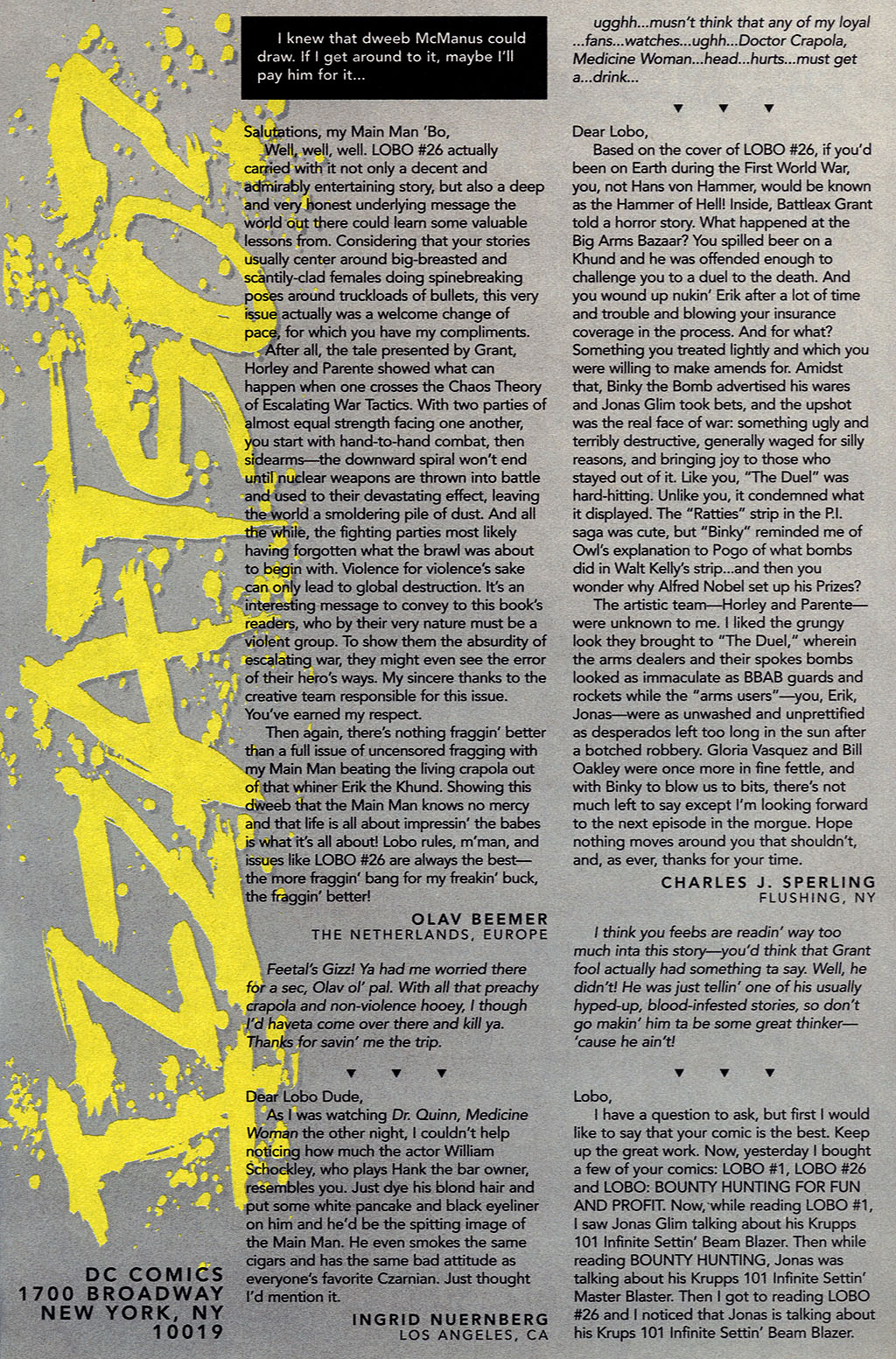 Read online Lobo (1993) comic -  Issue #30 - 24