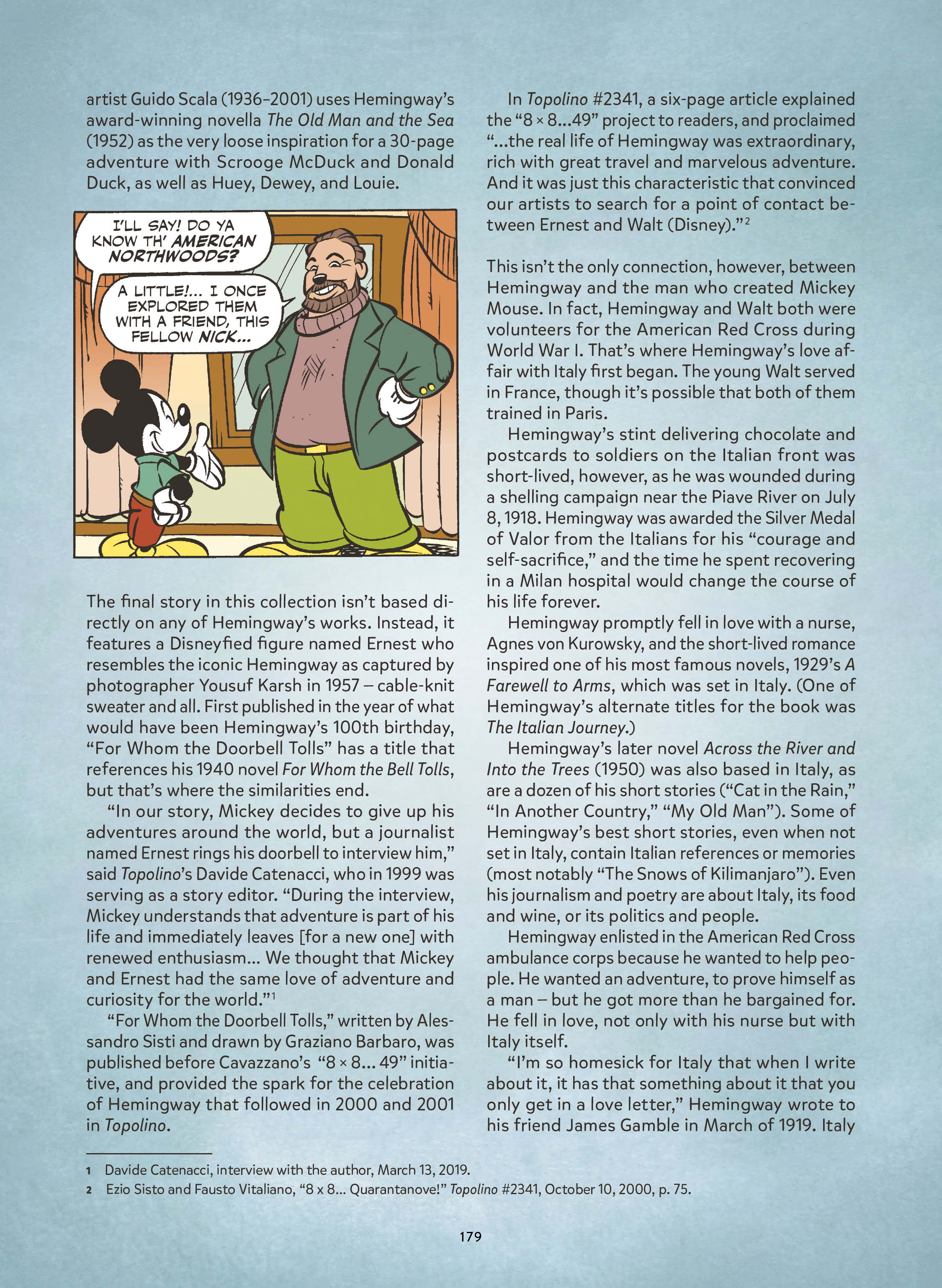 Read online Walt Disney's Mickey and Donald: "For Whom the Doorbell Tolls" and Other Tales Inspired by Hemingway comic -  Issue # TPB (Part 2) - 80