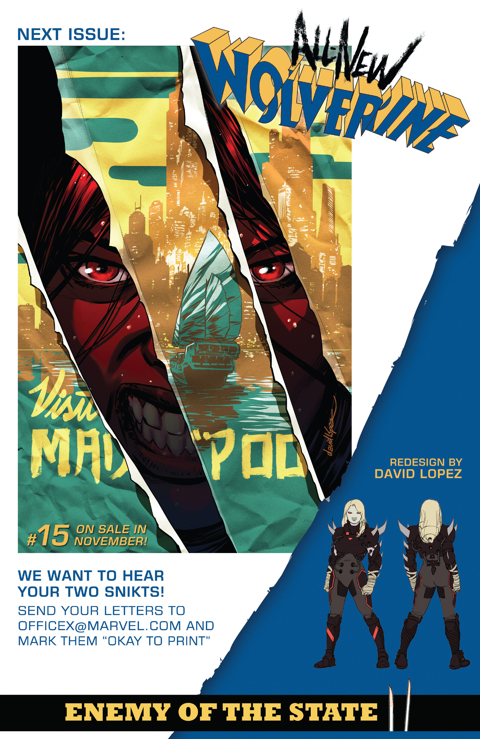 Read online All-New Wolverine (2016) comic -  Issue #14 - 22