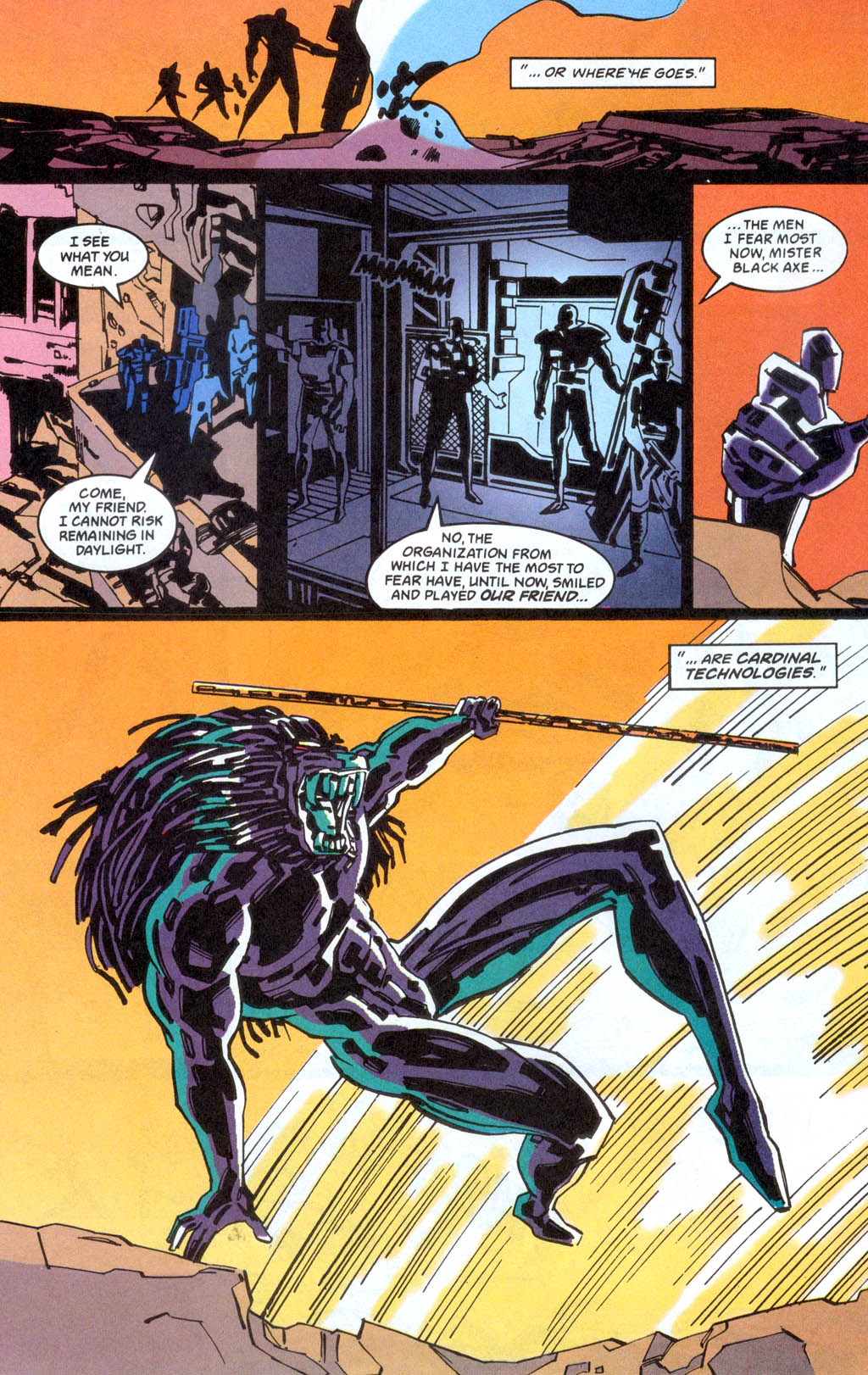 Read online Black Axe comic -  Issue #5 - 17