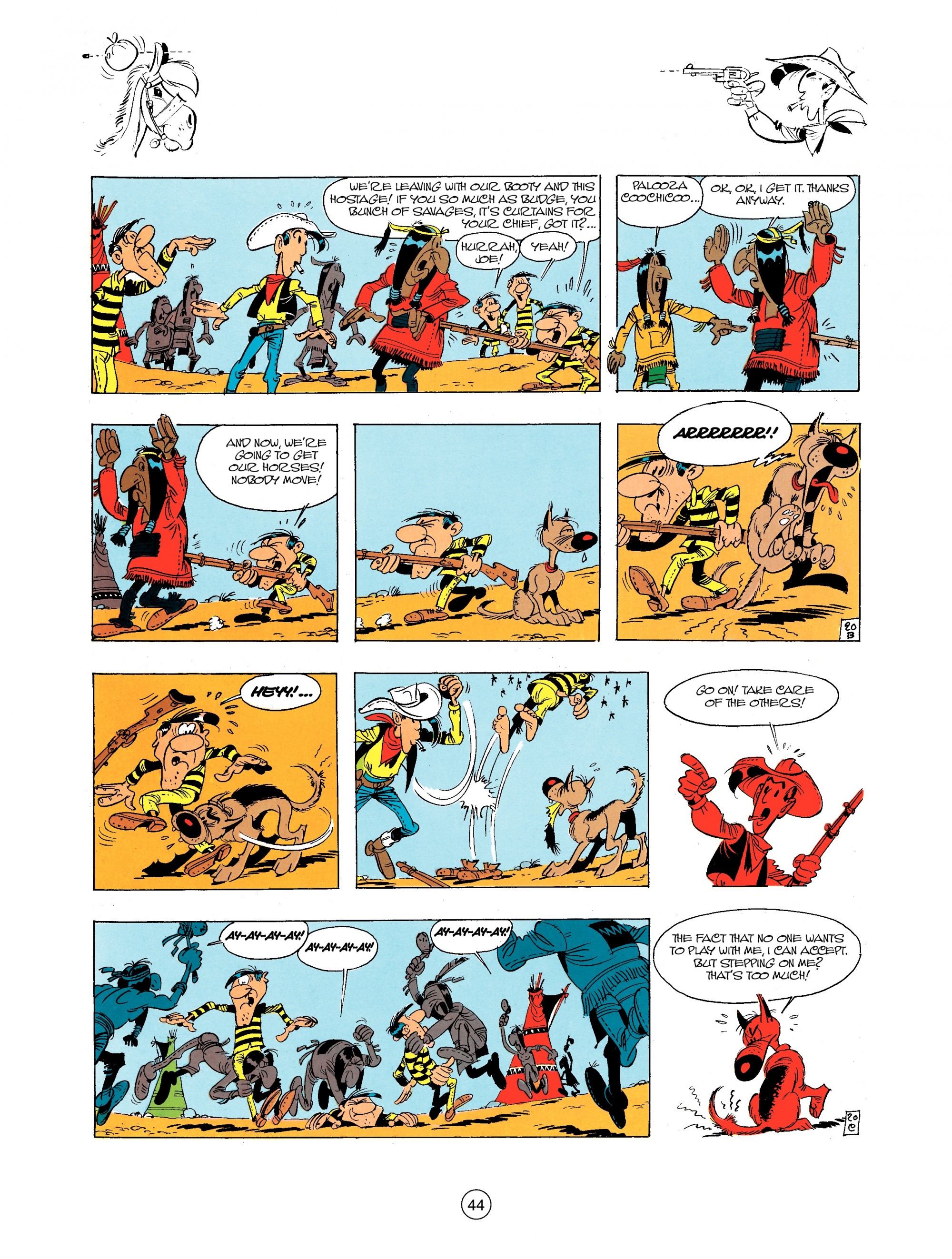 Read online A Lucky Luke Adventure comic -  Issue #34 - 44