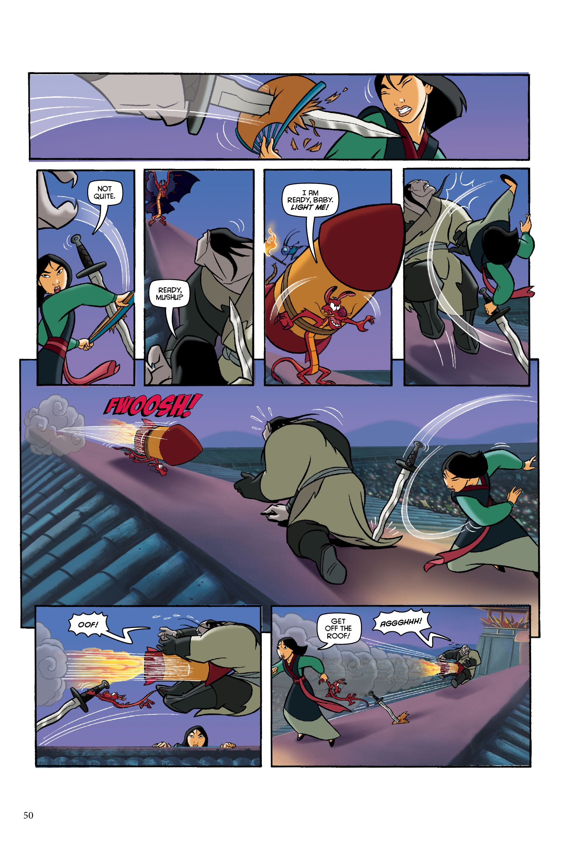 Read online Disney Mulan: The Story of the Movie in Comics comic -  Issue # TPB - 50