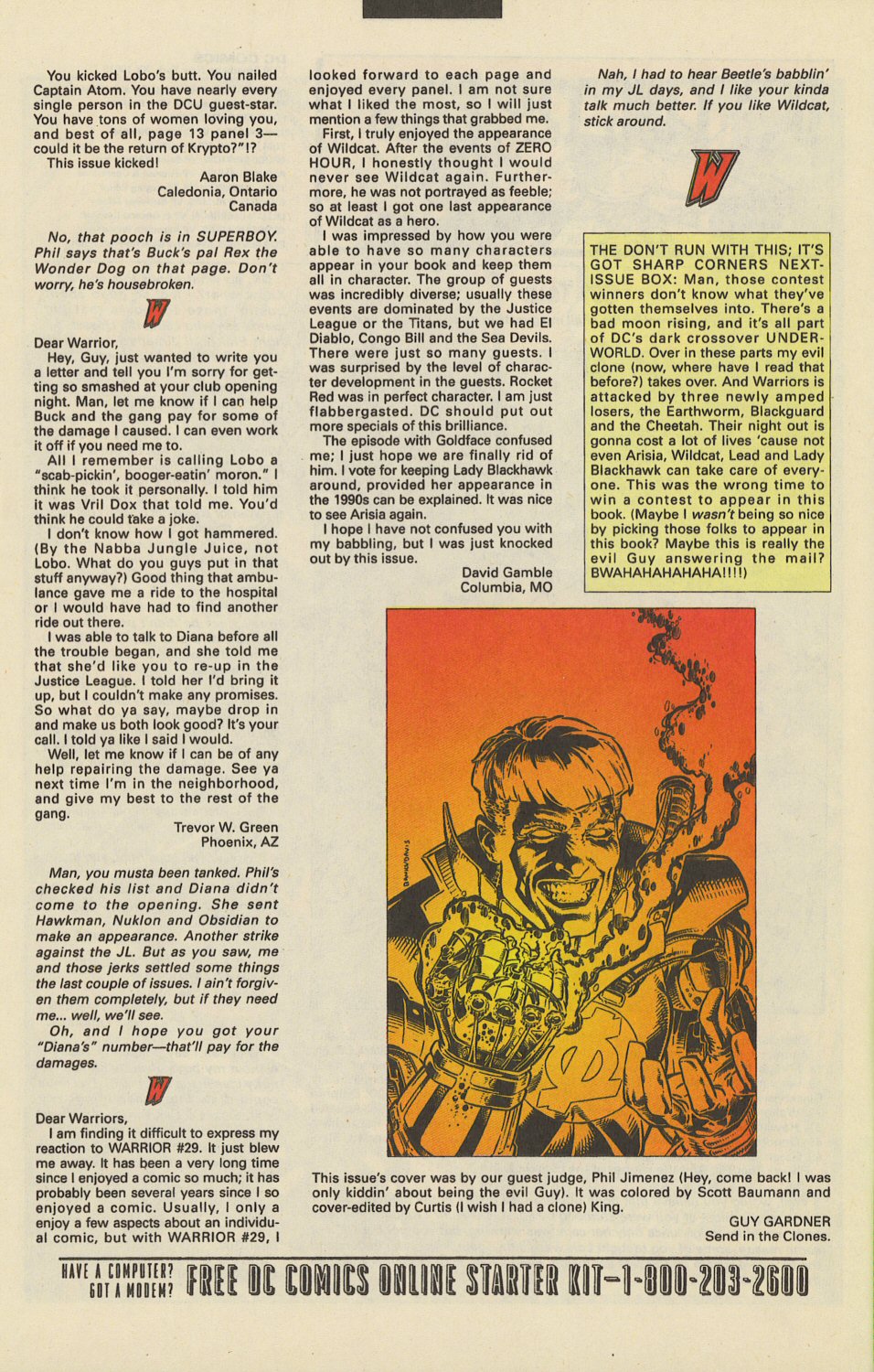 Read online Guy Gardner: Warrior comic -  Issue #35 - 25