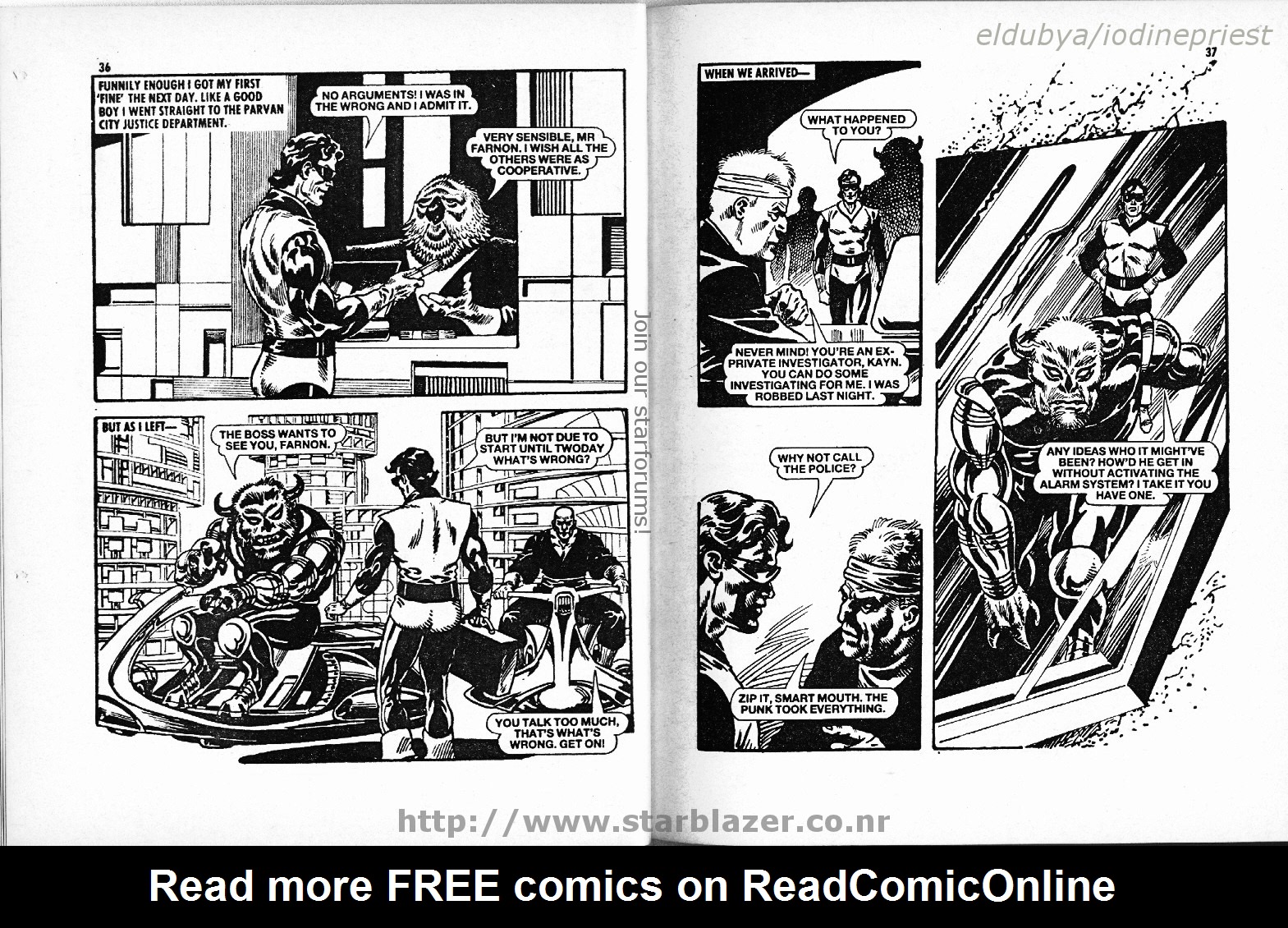 Read online Starblazer comic -  Issue #207 - 20